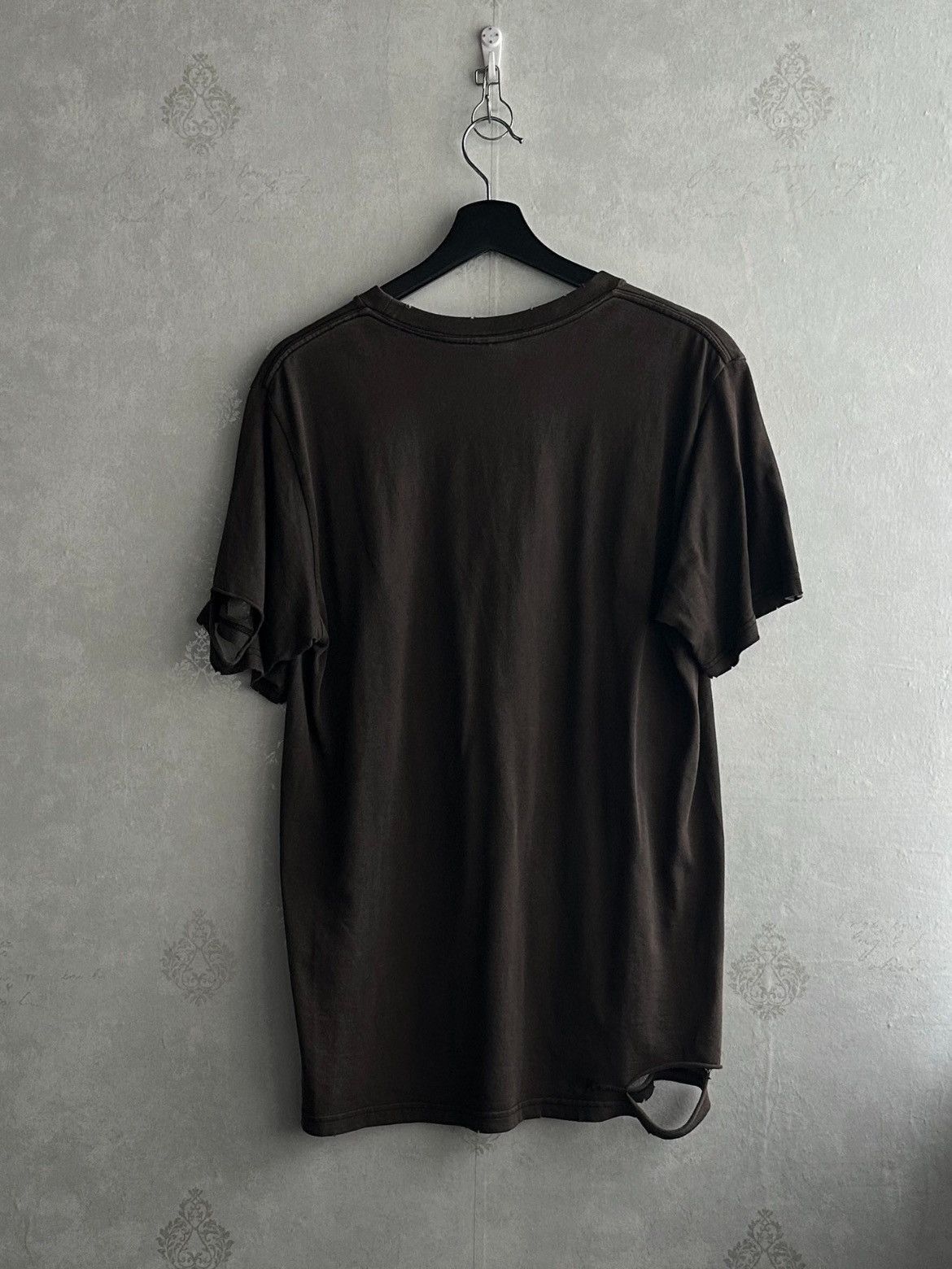 Number (N)ine Sz 3 Number Nine 04AW Distressed Slogan Tee-2505 Size US L / EU 52-54 / 3 - 3 Thumbnail