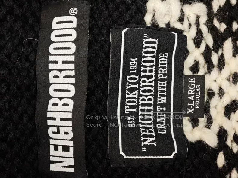 Neighborhood Neighborhood Eagle Heavyweight Wool Knit Sweater Size US XL / EU 56 / 4 - 6 Thumbnail