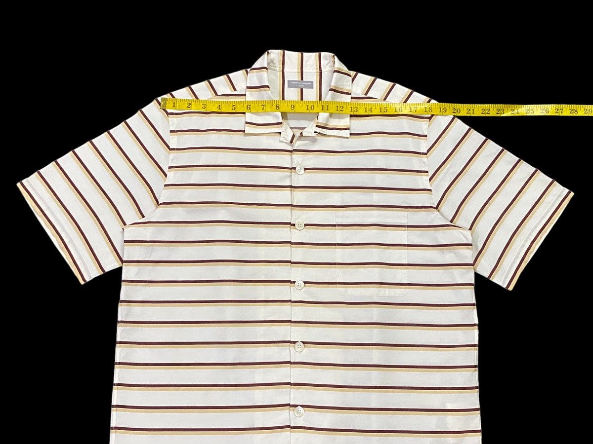 Comme des Garcons Homme AD 2002 Comme Des Garçons Homme Striped Shorts Sleeve Shirts Size US M / EU 48-50 / 2 - 6 Thumbnail