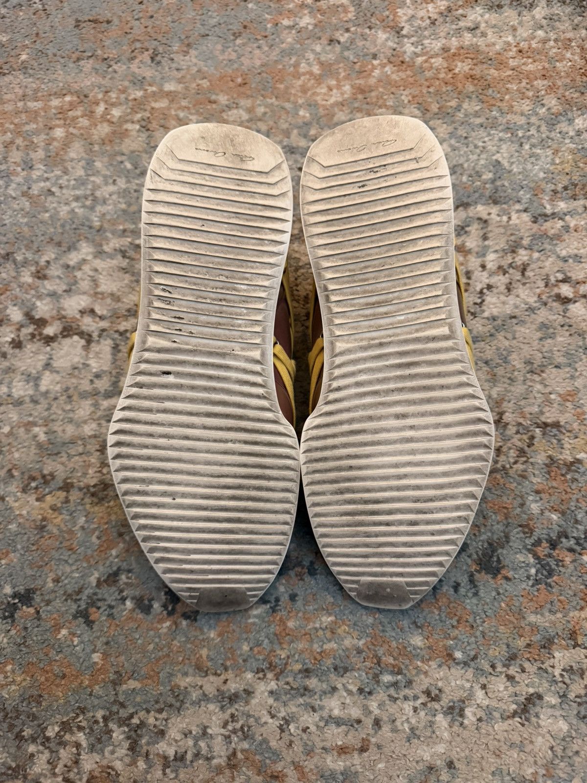 Rick Owens Rick Owens Irise / Lemon Iridescent Megalace Runners 44 Size US 11 / EU 44 - 7 Thumbnail