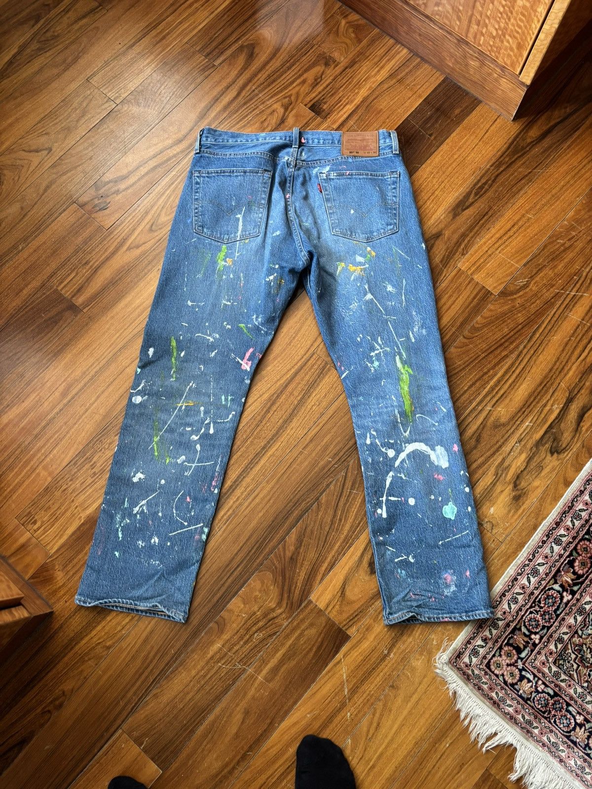 Levi's Pollock inspired denim Size 33" - 2 Thumbnail