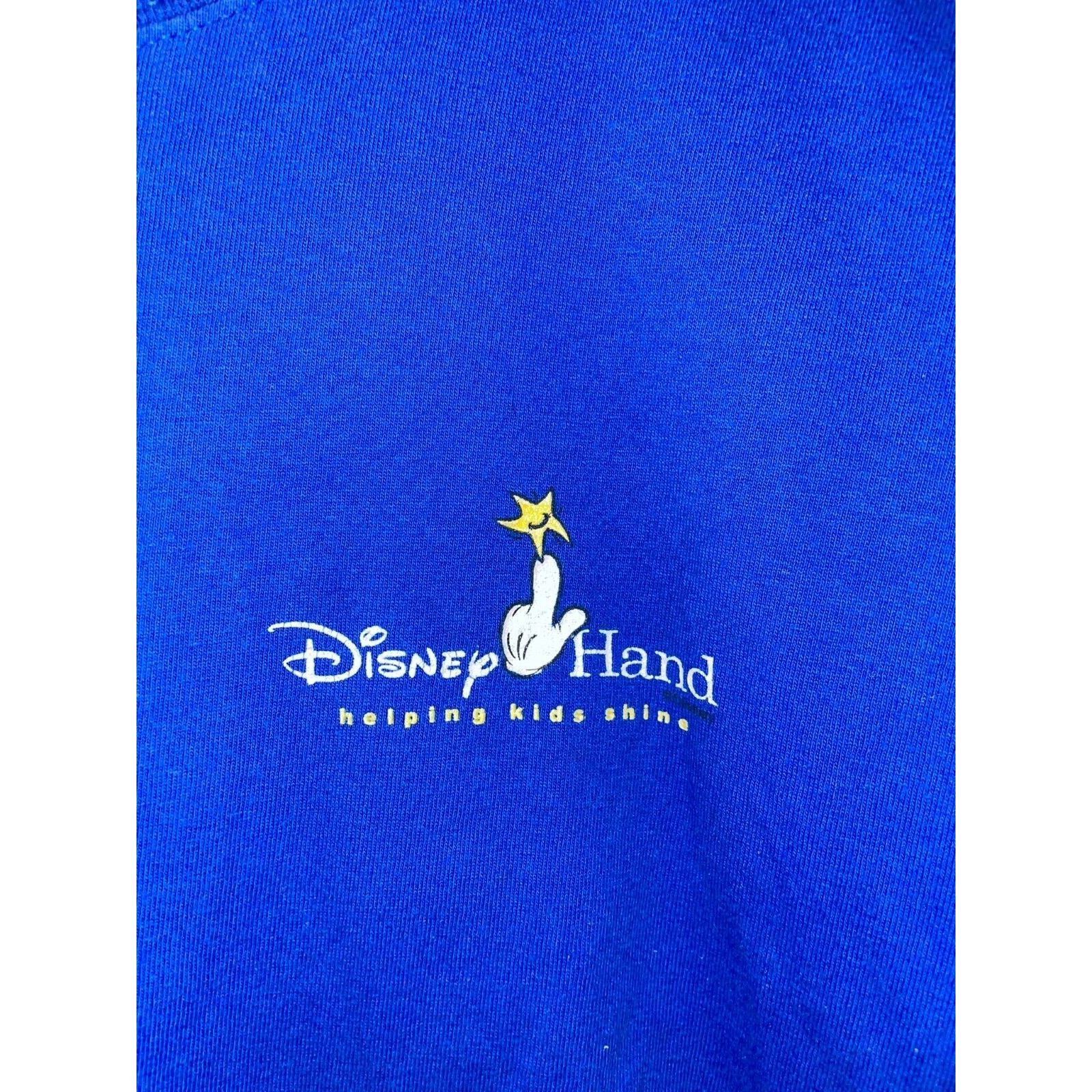 Disney Vintage Disney Promo Shirt Hand Helping Kids Shine Blue XL Size US XL / EU 56 / 4 - 3 Thumbnail