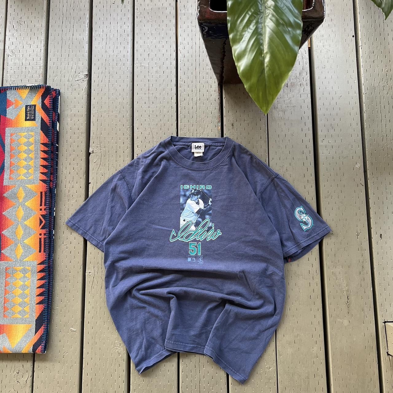 MLB × Vintage Vintage Seattle Mariners Ichiro Tshirt Size US L / EU 52-54 / 3 - 4 Thumbnail
