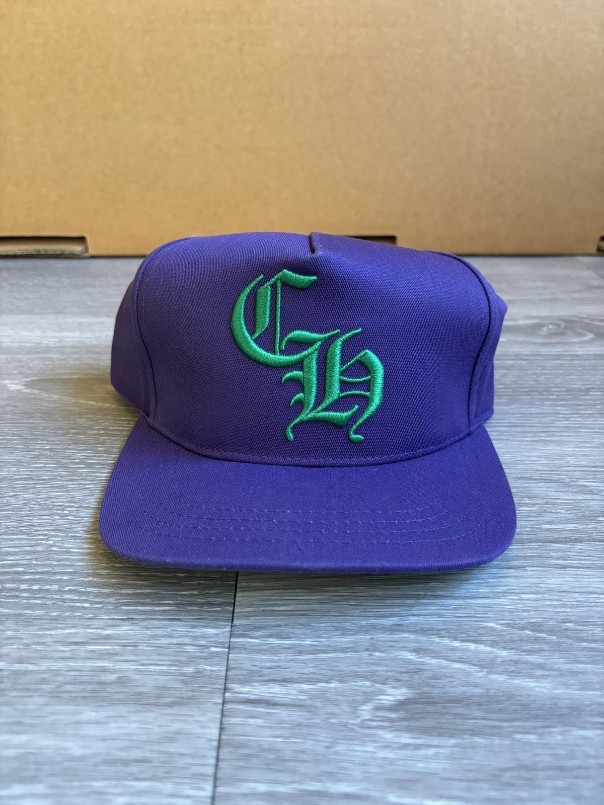 Chrome Hearts Chrome Hearts CH Baseball Cap Purple/Green Snapback Hat Size ONE SIZE - 9 Thumbnail