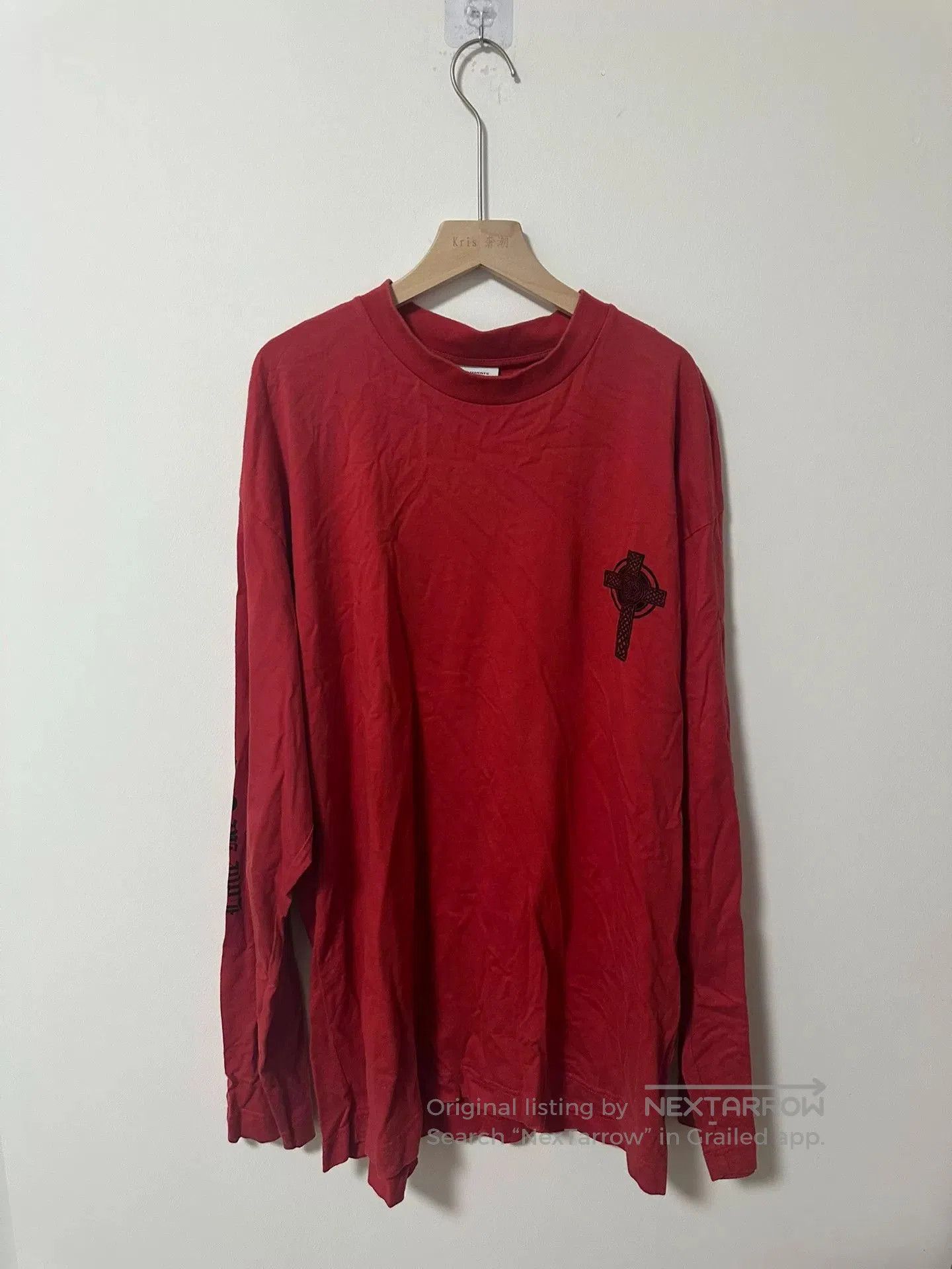 Vetements Vetements Long Sleeve Shirt with Embroidery. Size US M / EU 48-50 / 2 - 1 Thumbnail