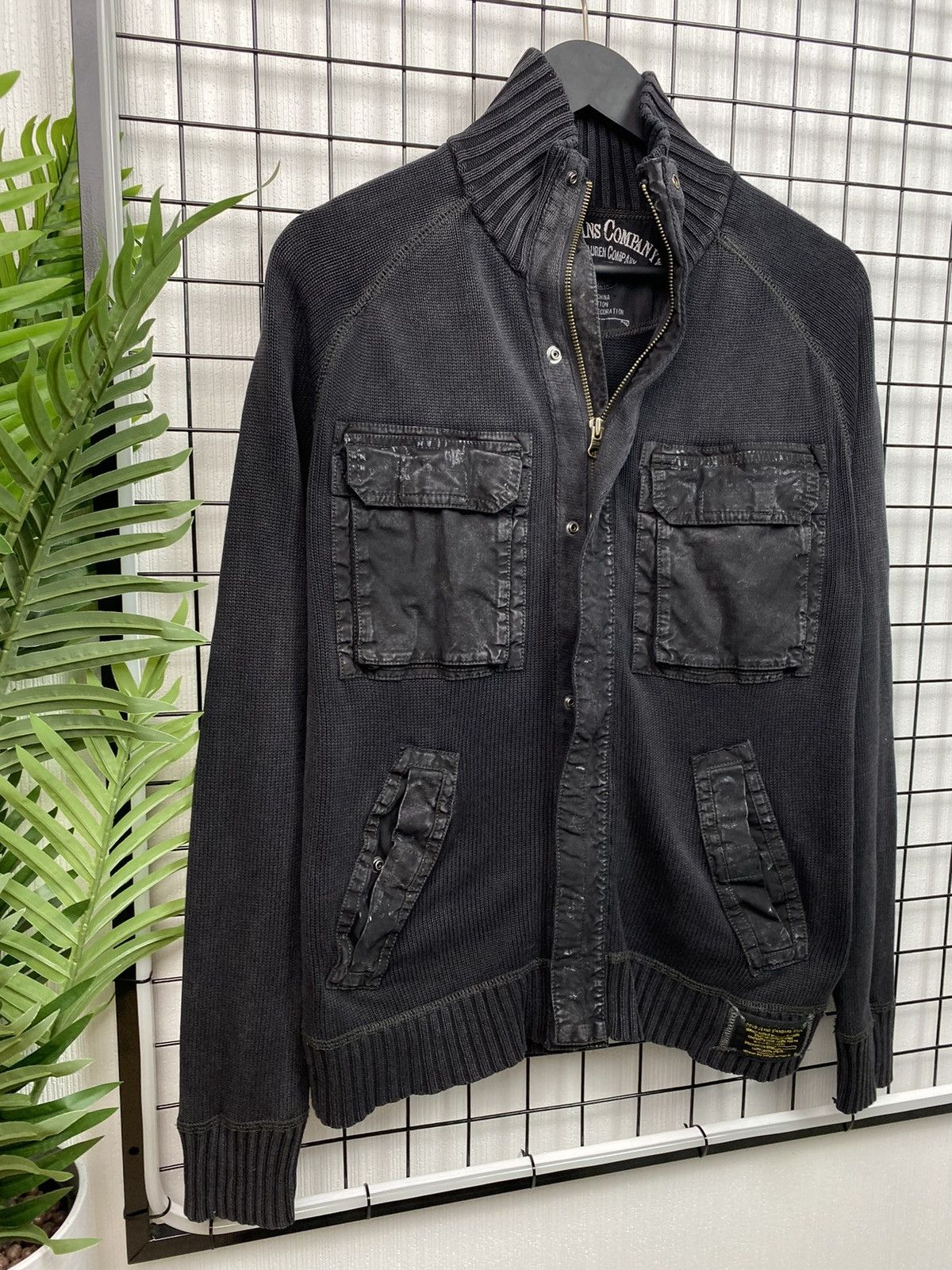 Lauren Ralph Lauren Polo Jeans Company Ralph Lauren Zip Knit Sweater Men Black S Size US S / EU 44-46 / 1 - 3 Thumbnail