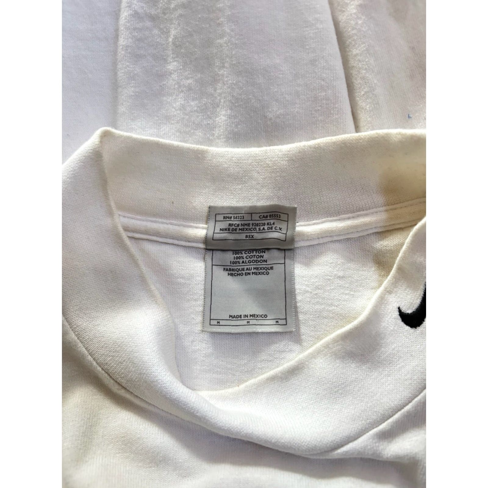 Nike VINTAGE nike silver tag mock neck long sleeve shirt Mens M White EUC 00s Size US M / EU 48-50 / 2 - 4 Thumbnail