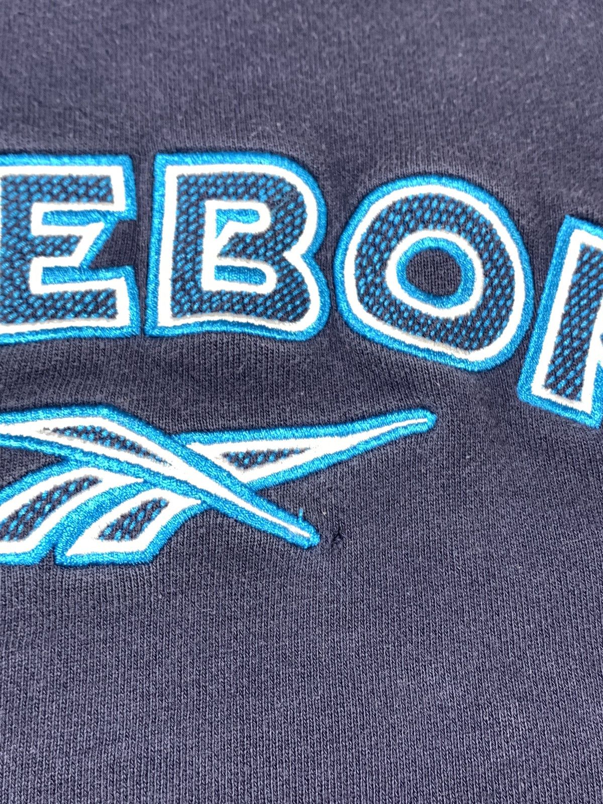 Reebok Vintage 90s Reebok sweatshirt crewneck big logo size L Size US L / EU 52-54 / 3 - 3 Thumbnail