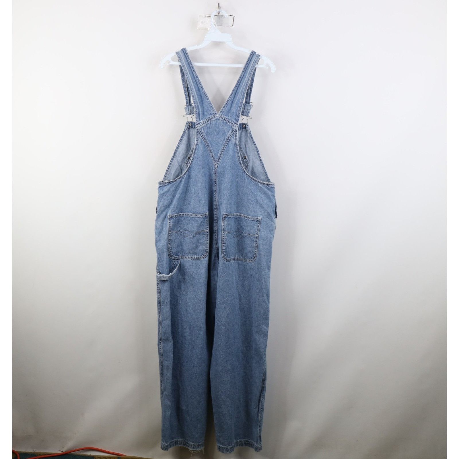 Vintage Vintage 90s Y2K Streetwear Faded Babydoll Wide Leg Overalls Size 28" / US 6 / IT 42 - 16 Thumbnail