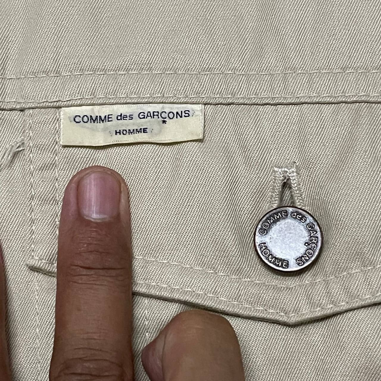 Comme des Garcons Homme AD1990 Comme Des Garcons Homme Trucker Jacket Size US M / EU 48-50 / 2 - 5 Thumbnail