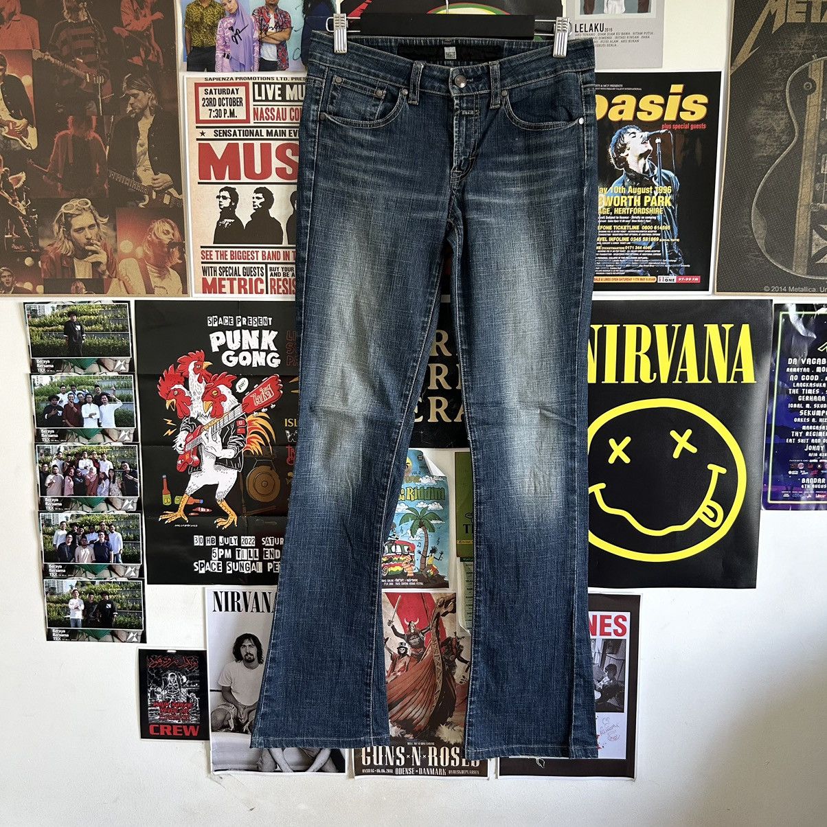 Marithe + Francois Girbaud Vintage Marithe Francois Girbaud Flare Jenas Size 30" / US 8 / IT 44 - 1 Thumbnail