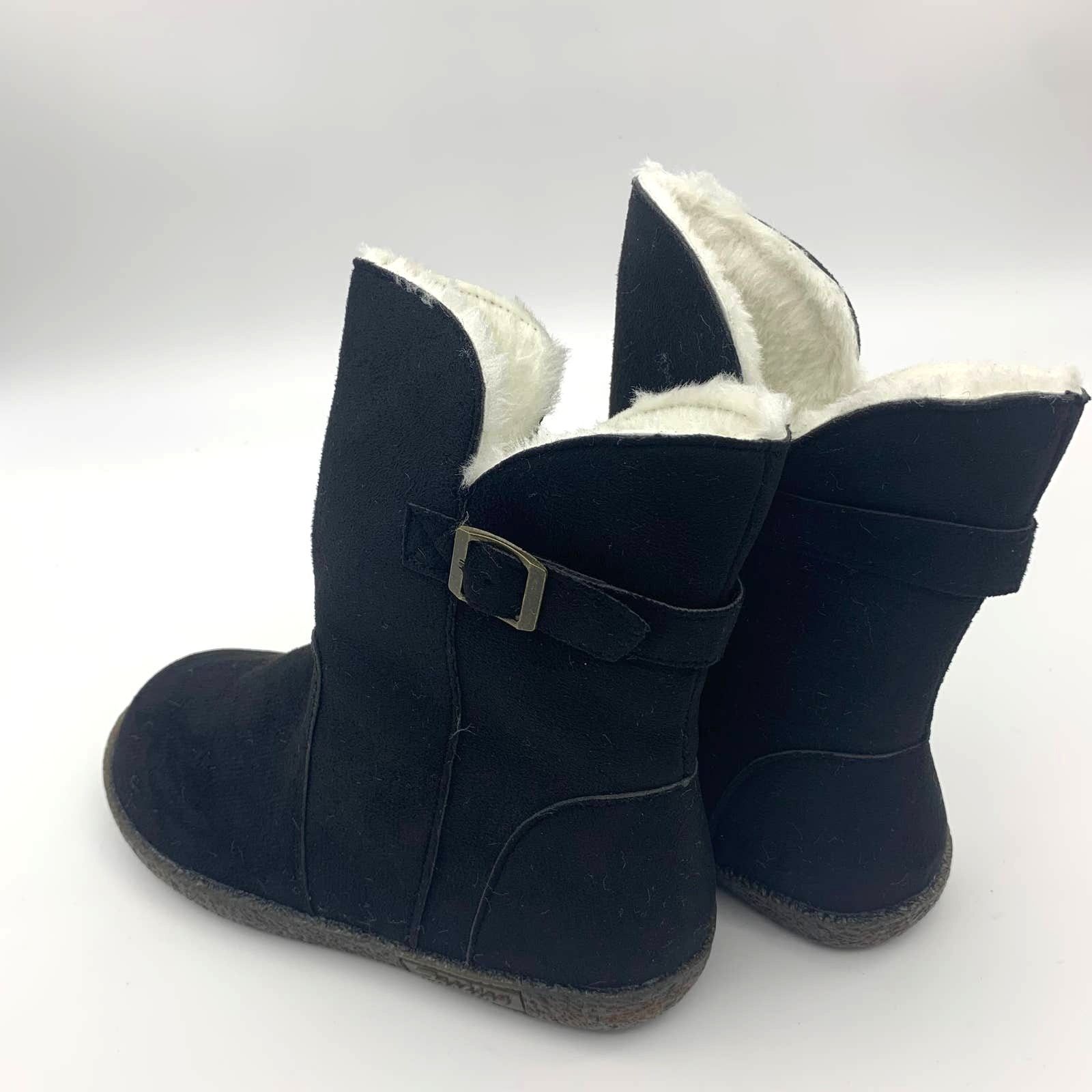 Other Black Ankle Boot Womens Size 5.5 Buckle Accent Size US 5.5 / IT 35.5 - 4 Thumbnail
