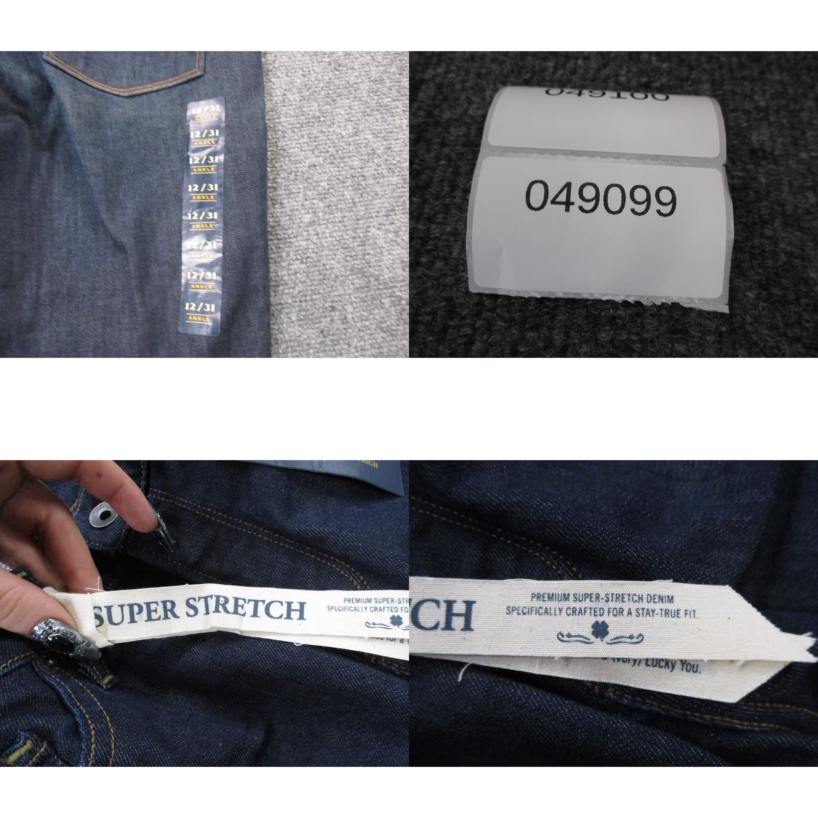Lucky Brand Lucky Brand Jeans Womens 12 31 X 30 Blue Denim Charlie Skinny Regular Stretch NEW Size 24" / US 00 / IT 34 - 11 Thumbnail
