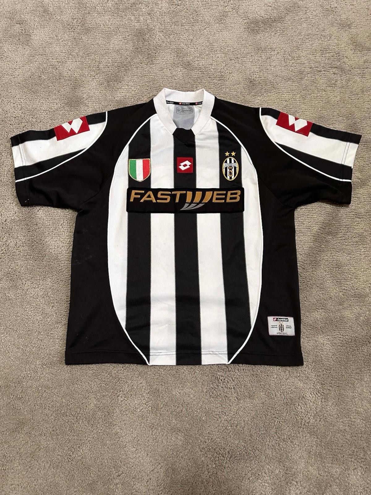 Lotto Sport Juventus 2002/2003 Home Football Shirt Soccer Jersey