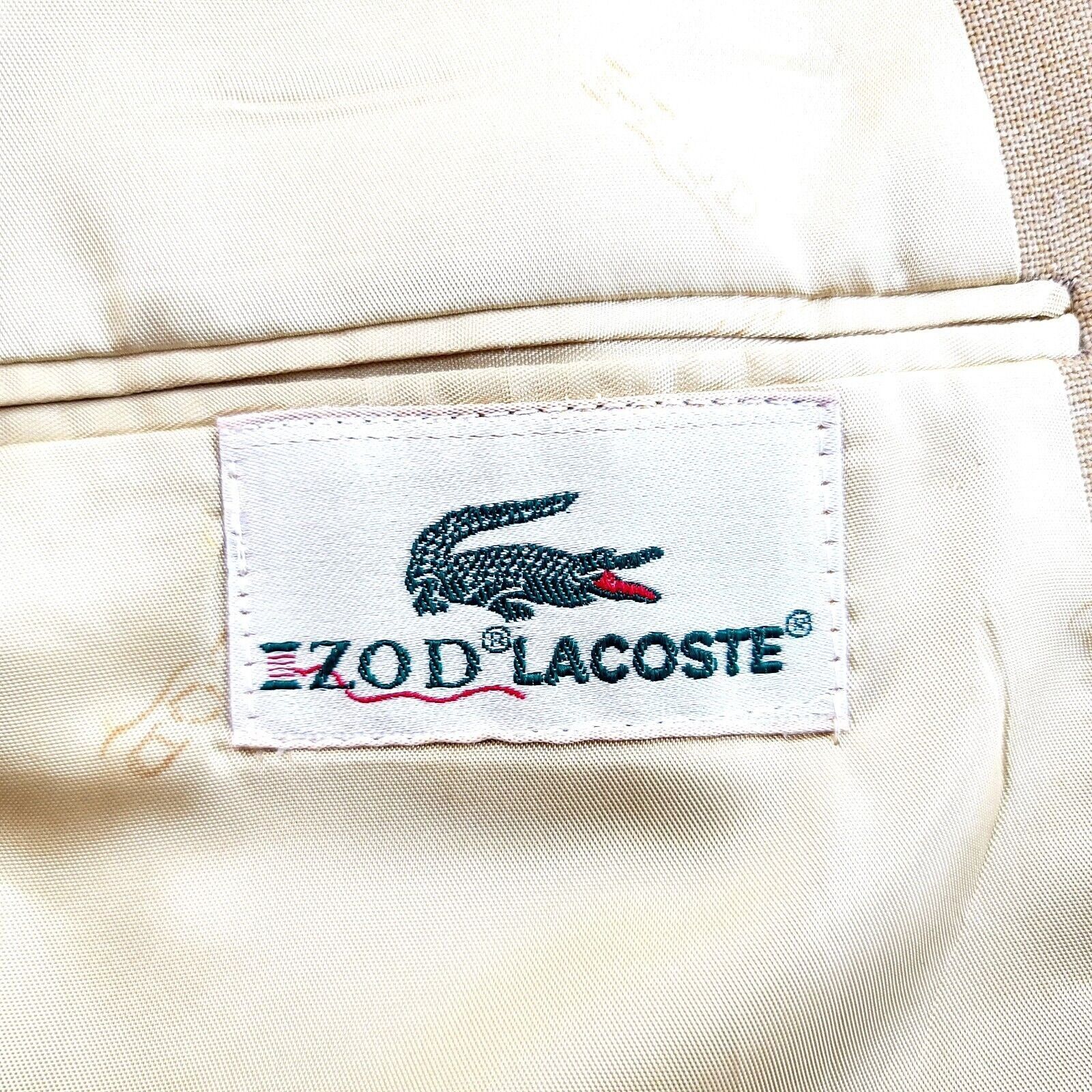 Lacoste Vintage Lacoste Izod Wool 2 Gold Button Blazer 38L Size 38L - 8 Thumbnail