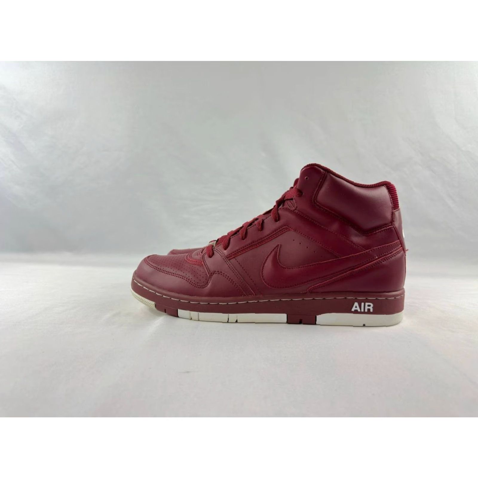 Nike VINTAGE Nike Air Prestige 3 High SL Burgandy 2012 407036-661 Men's Size 13 Leather Sneaker Shoes Mens Size US 13 / EU 46 - 4 Thumbnail