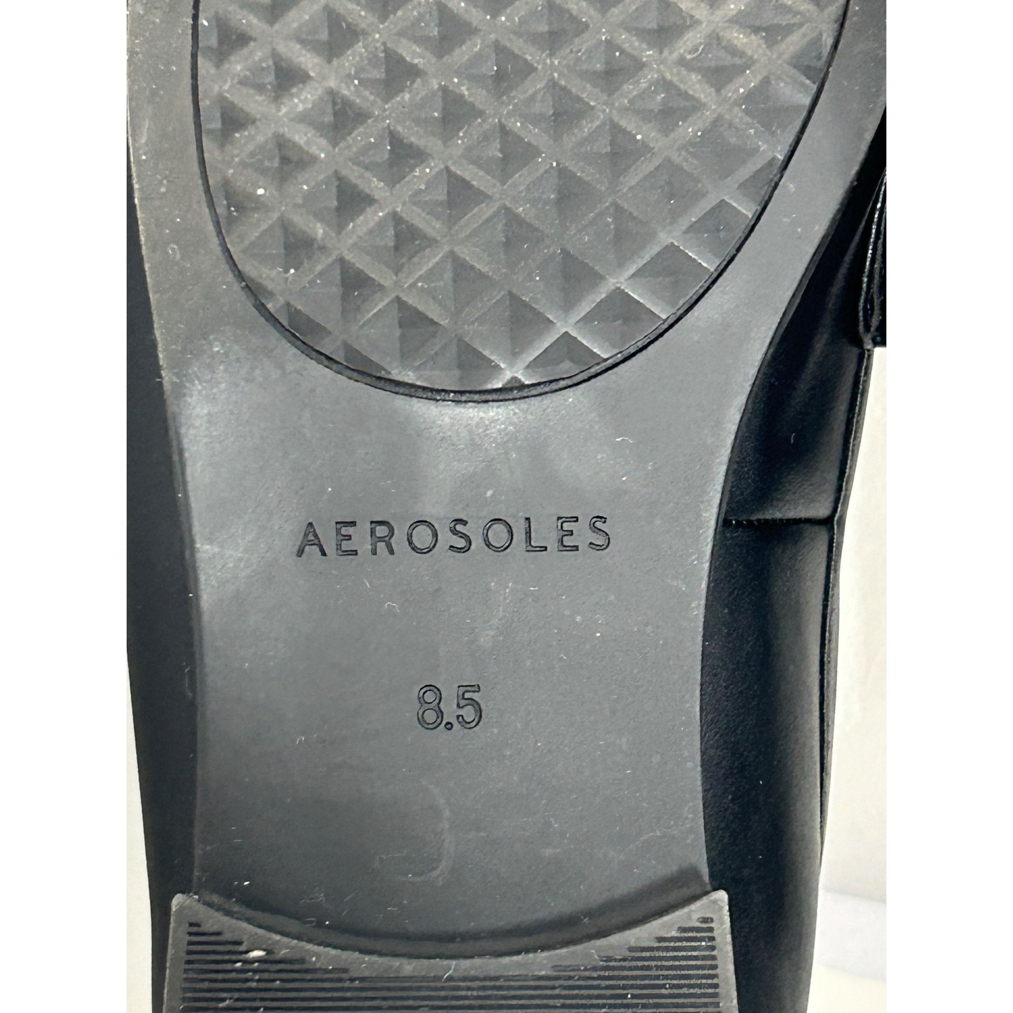 Other Aerosoles Ellis Loafers Black Faux Leather 8.5M Bow Casual Size US 8.5 / IT 38.5 - 14 Thumbnail