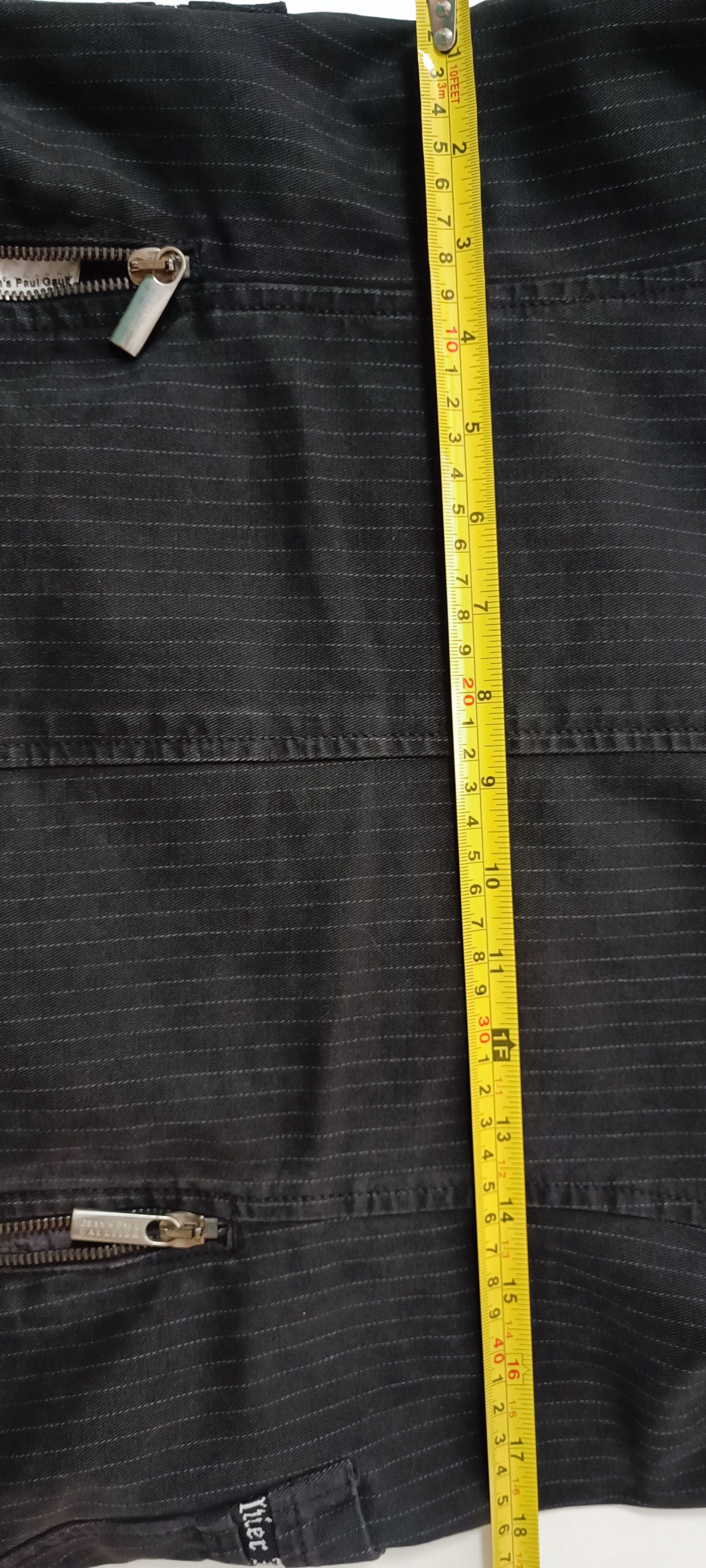 Jean Paul Gaultier Striped gray cotton jacket Size US S / EU 44-46 / 1 - 14 Thumbnail