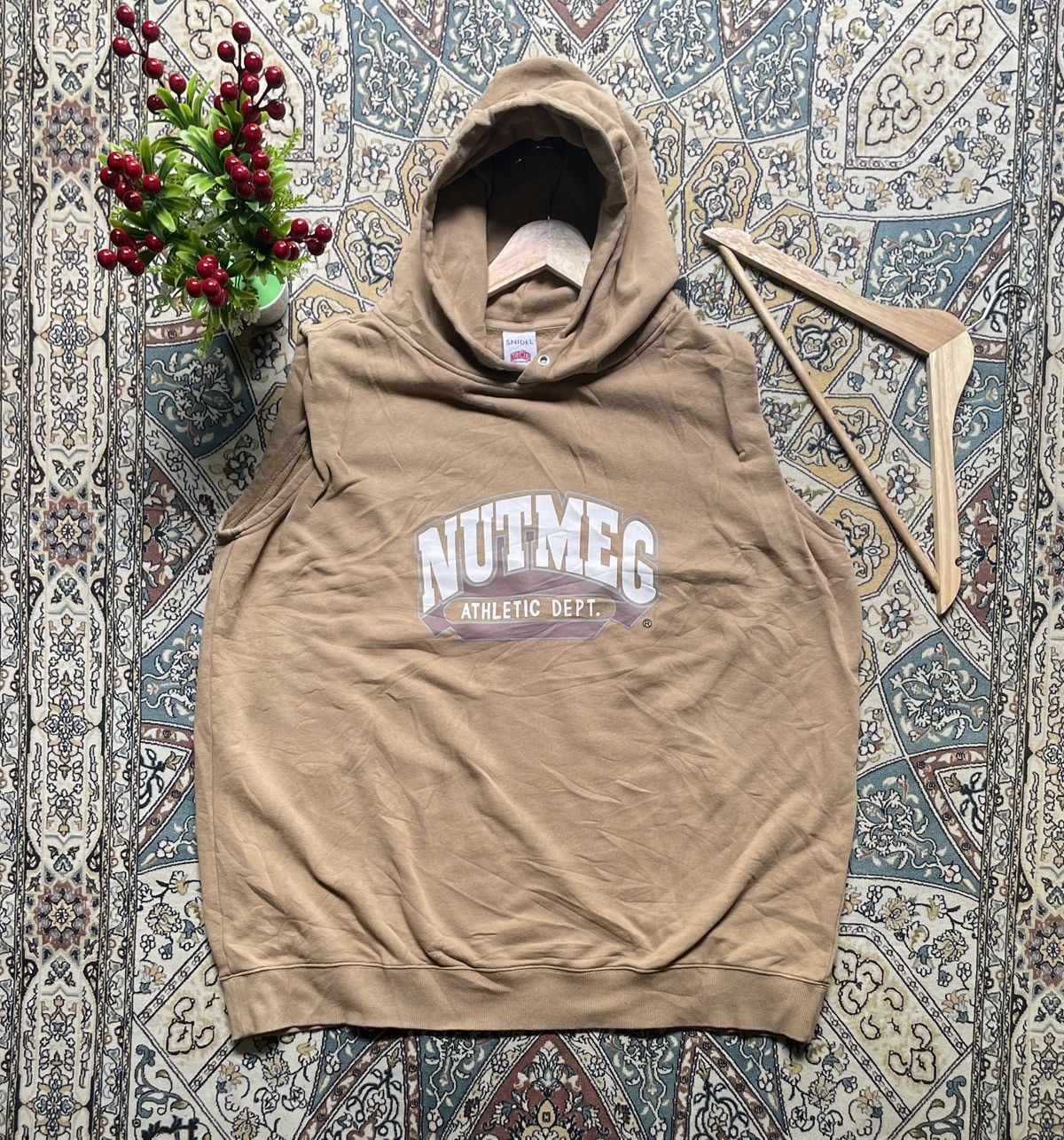 Nutmeg SNIDEL x Sleeveless x Hoodie Size US XXL / EU 58 / 5 - 1 Thumbnail