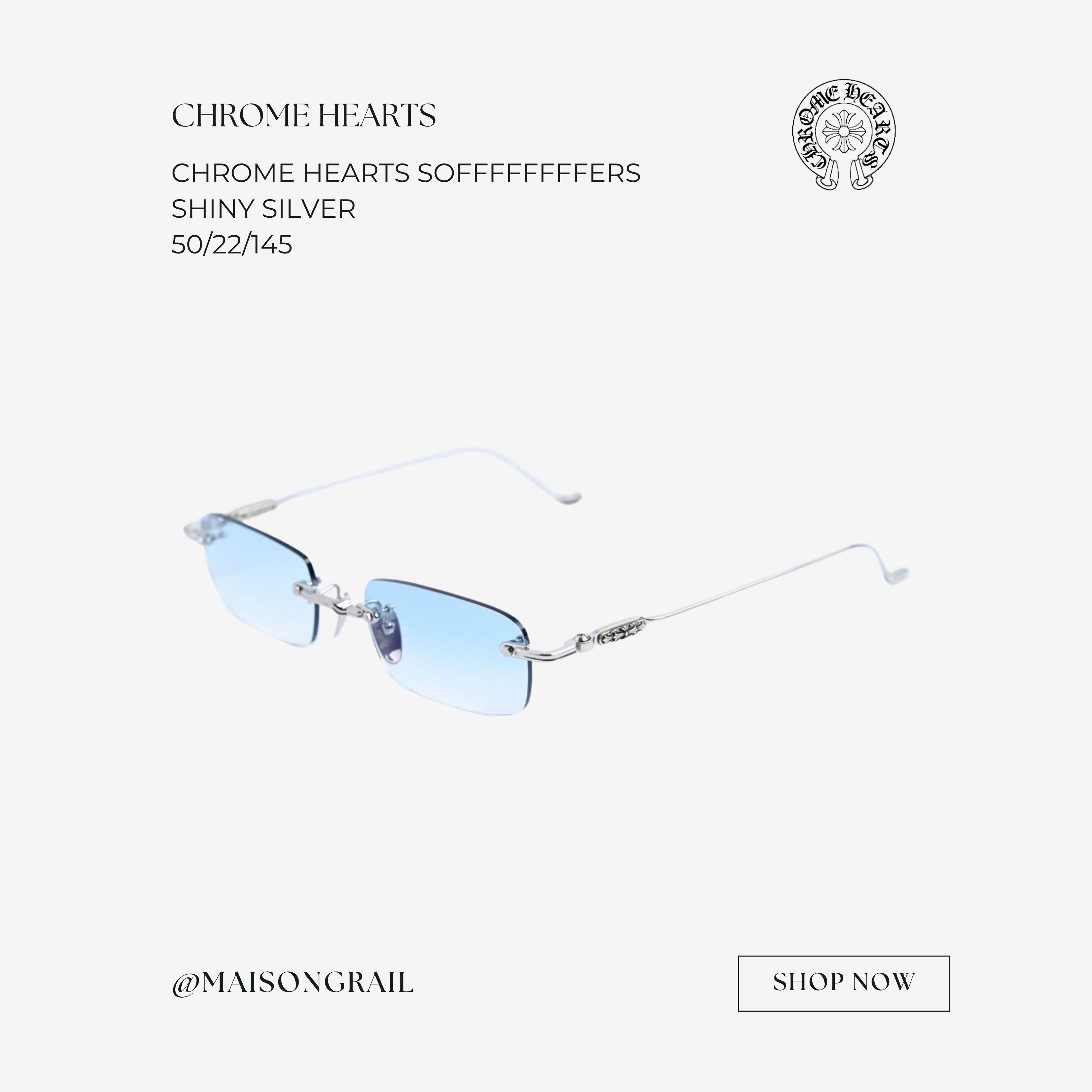 Chrome Hearts CHROME HEARTS SOFFFFFFFFERS I SUNGLASSES Size ONE SIZE - 1 Thumbnail