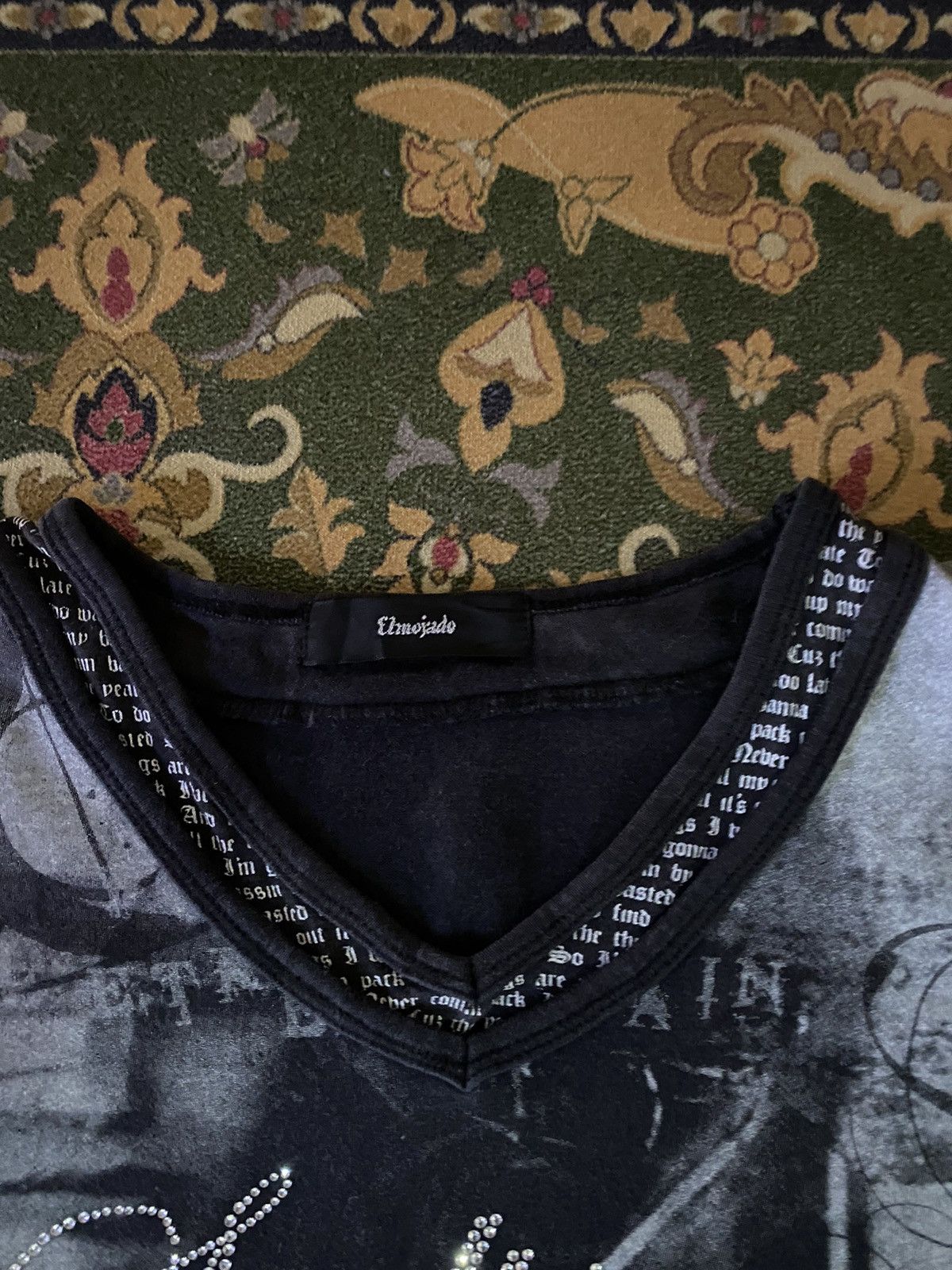 Japanese Brand Vintage Japanese Brand Double Layar Spellout Punk Style Size US S / EU 44-46 / 1 - 7 Thumbnail
