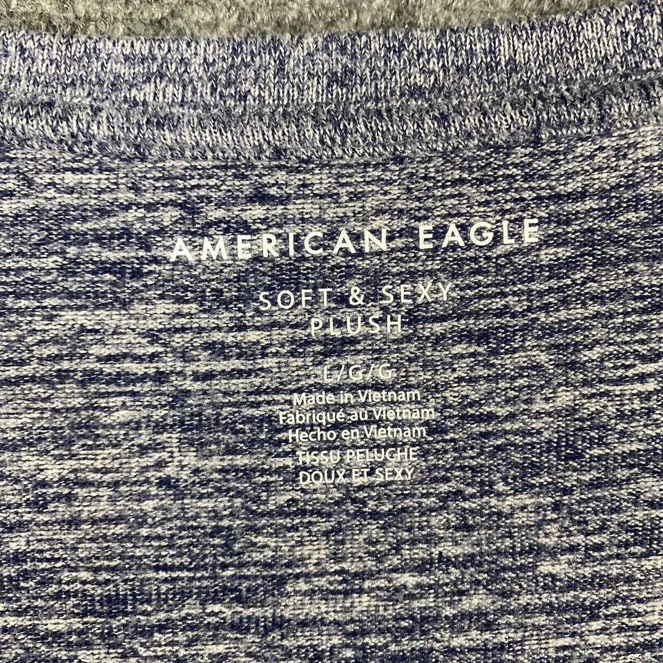 American Eagle Outfitters American Eagle Top Women's Large Long Sleeve Plush L Size L / US 10 / IT 46 - 3 Thumbnail