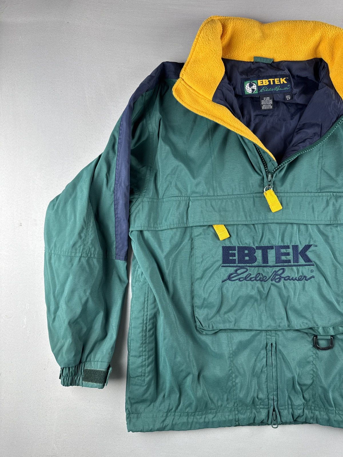 Eddie Bauer Vintage 90s Eddie Bauer EBTEK Anorak Jacket Stowaway Hood S Size US S / EU 44-46 / 1 - 2 Thumbnail