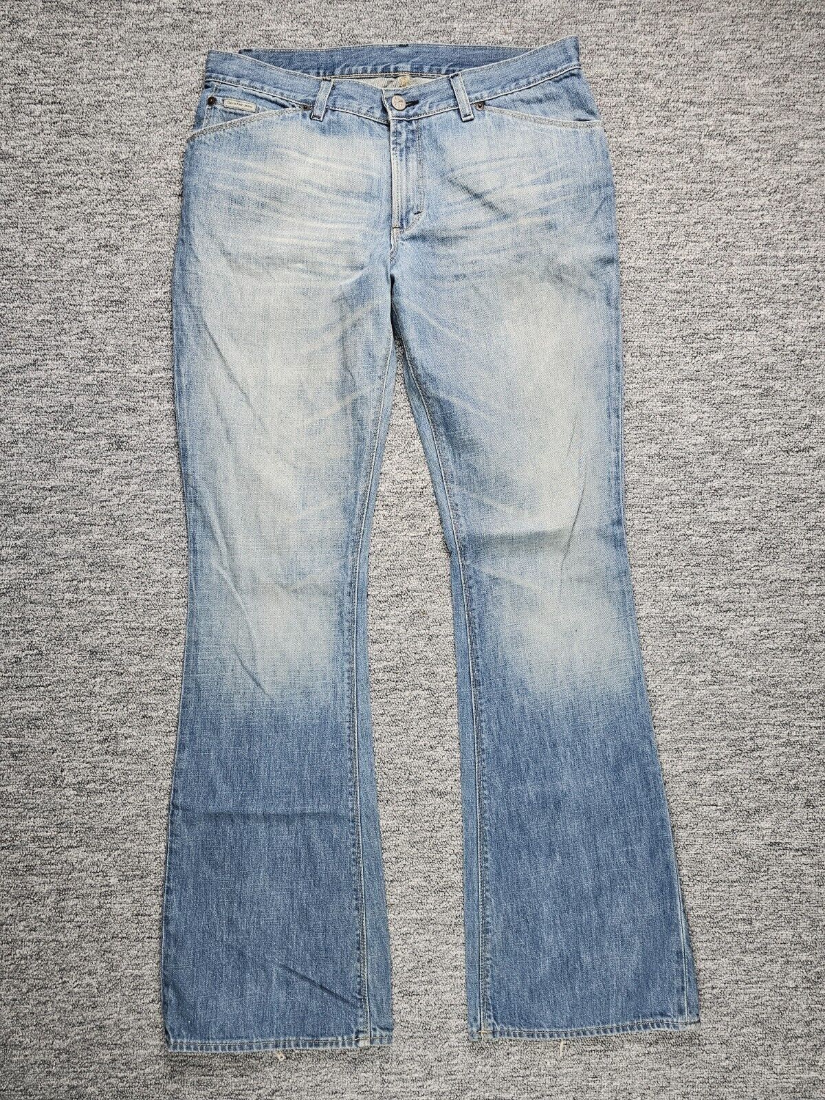 Calvin Klein Vintage Y2K Calvin Klein Low Rise Flare Bootcut Jeans W32 Size 32" / US 10 / IT 46 - 2 Thumbnail