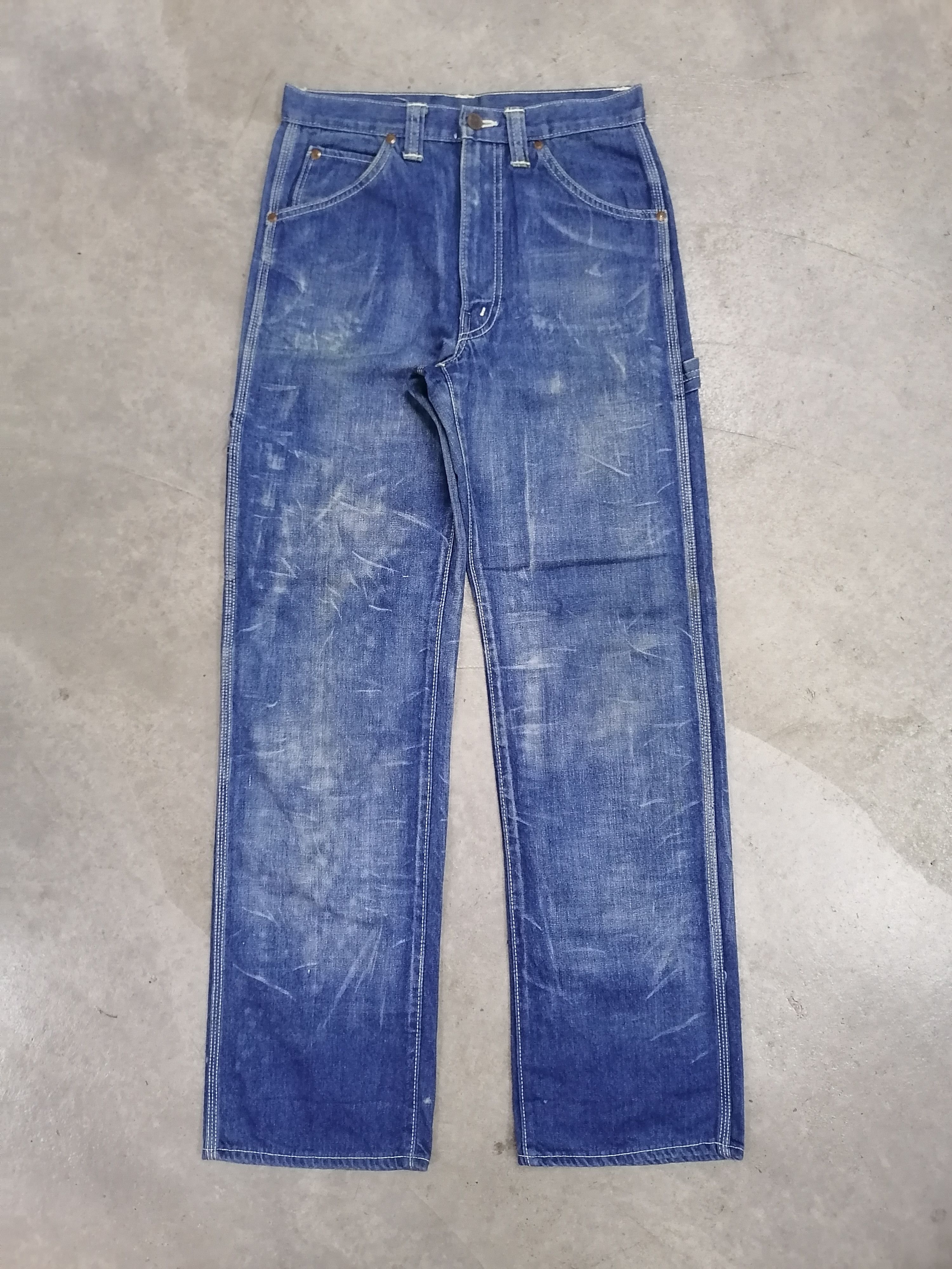 Big John × Vintage Big John Carpenter Denim Pants Size US 28 / EU 44 - 2 Thumbnail