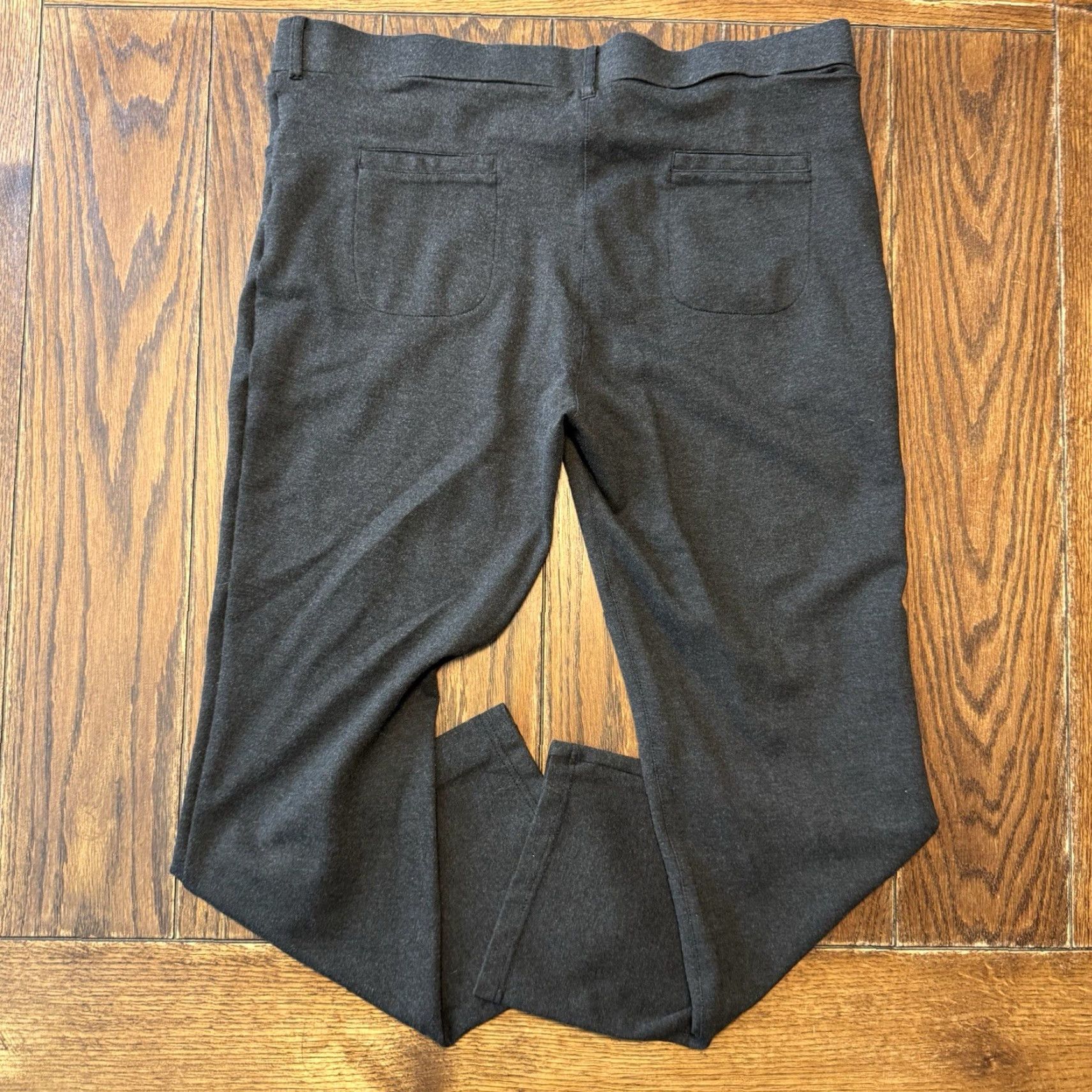 Vintage Betabrand Charcoal Gray Ponte Knit Yoga Leggings Dress Pants Petite XXL Size 40" / US 18 - 5 Thumbnail