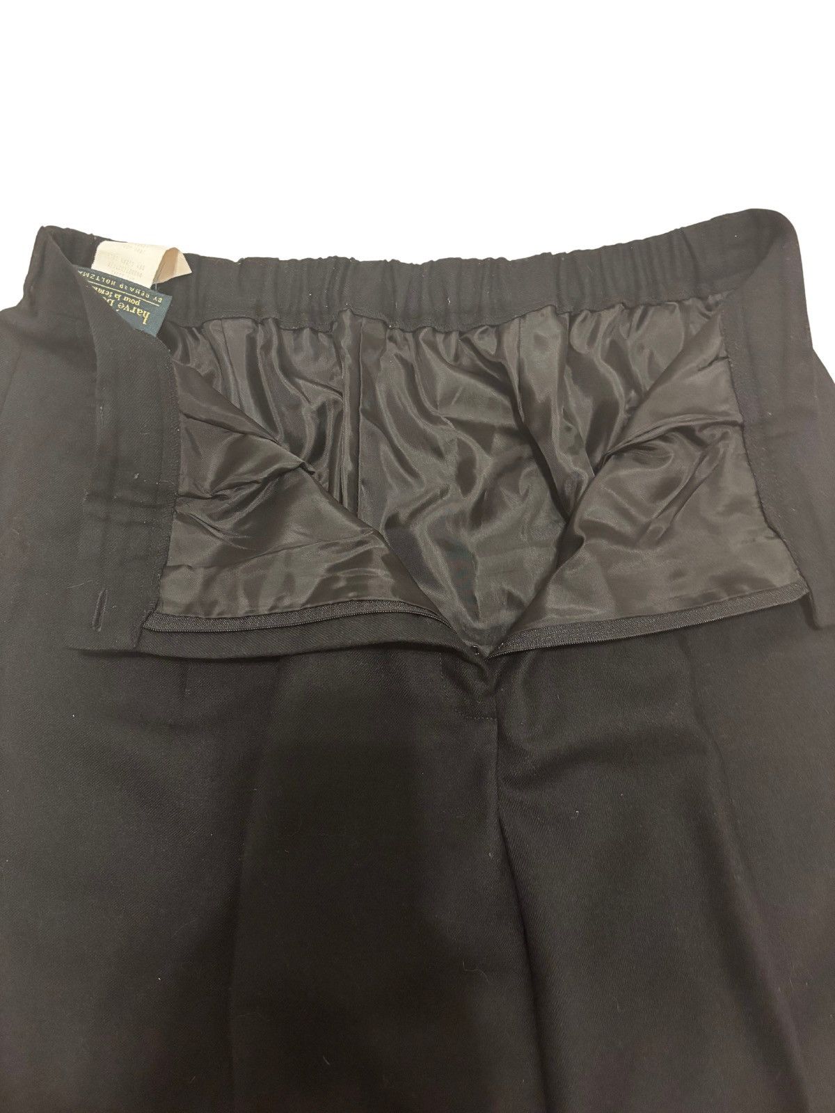 Harve Benard Women’s black wool Pants.wp3112 Size 36" / US 14 / IT 50 - 7 Thumbnail