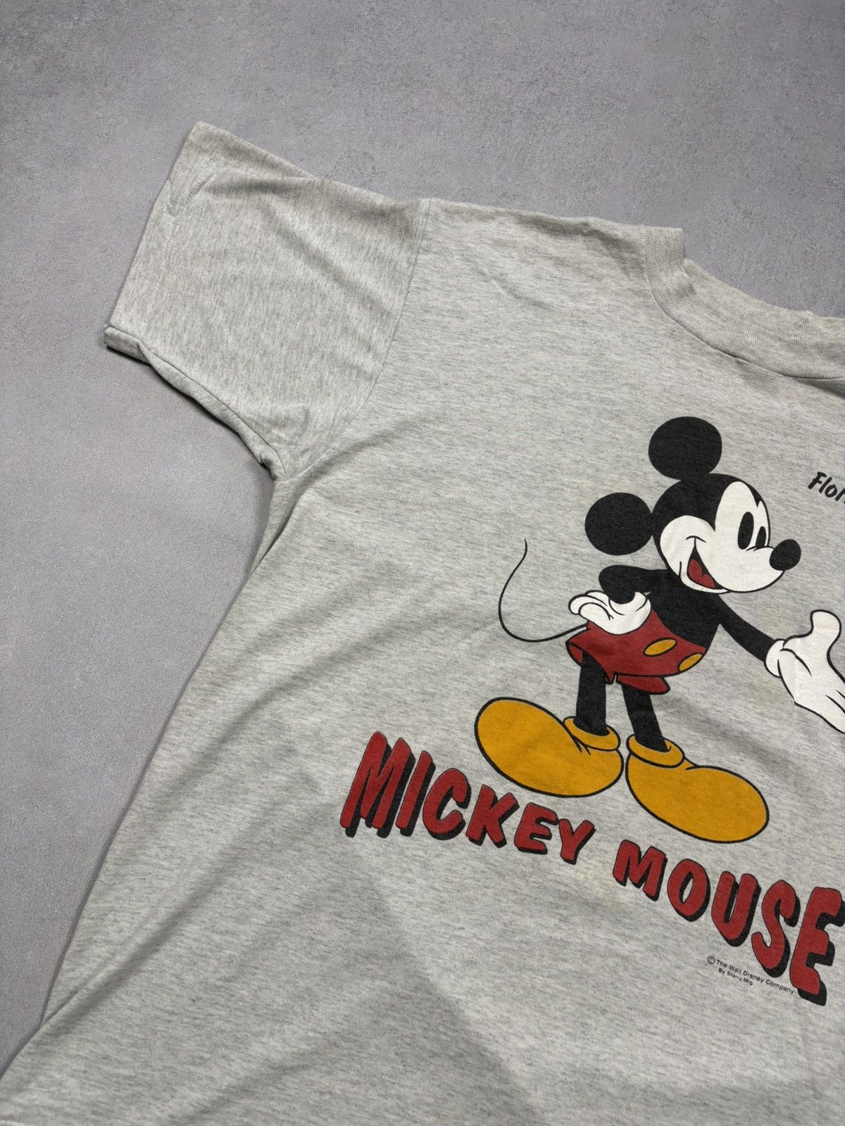 Mickey Mouse Vintage 80s Mickey Mouse Florida Double Sided Tee USA Disney Size US XL / EU 56 / 4 - 4 Thumbnail