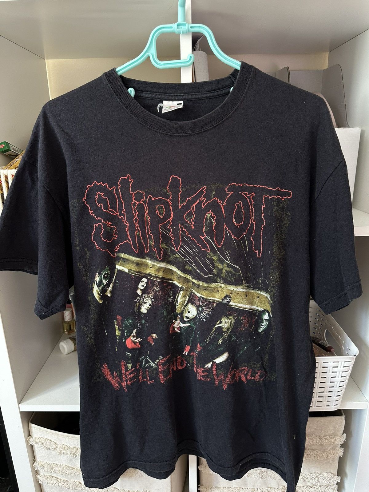 Slipknot VINTAGE SLIPKNOT All HOPE IS GONE TOUR PROMO T-SHIRT L Size US L / EU 52-54 / 3 - 2 Thumbnail