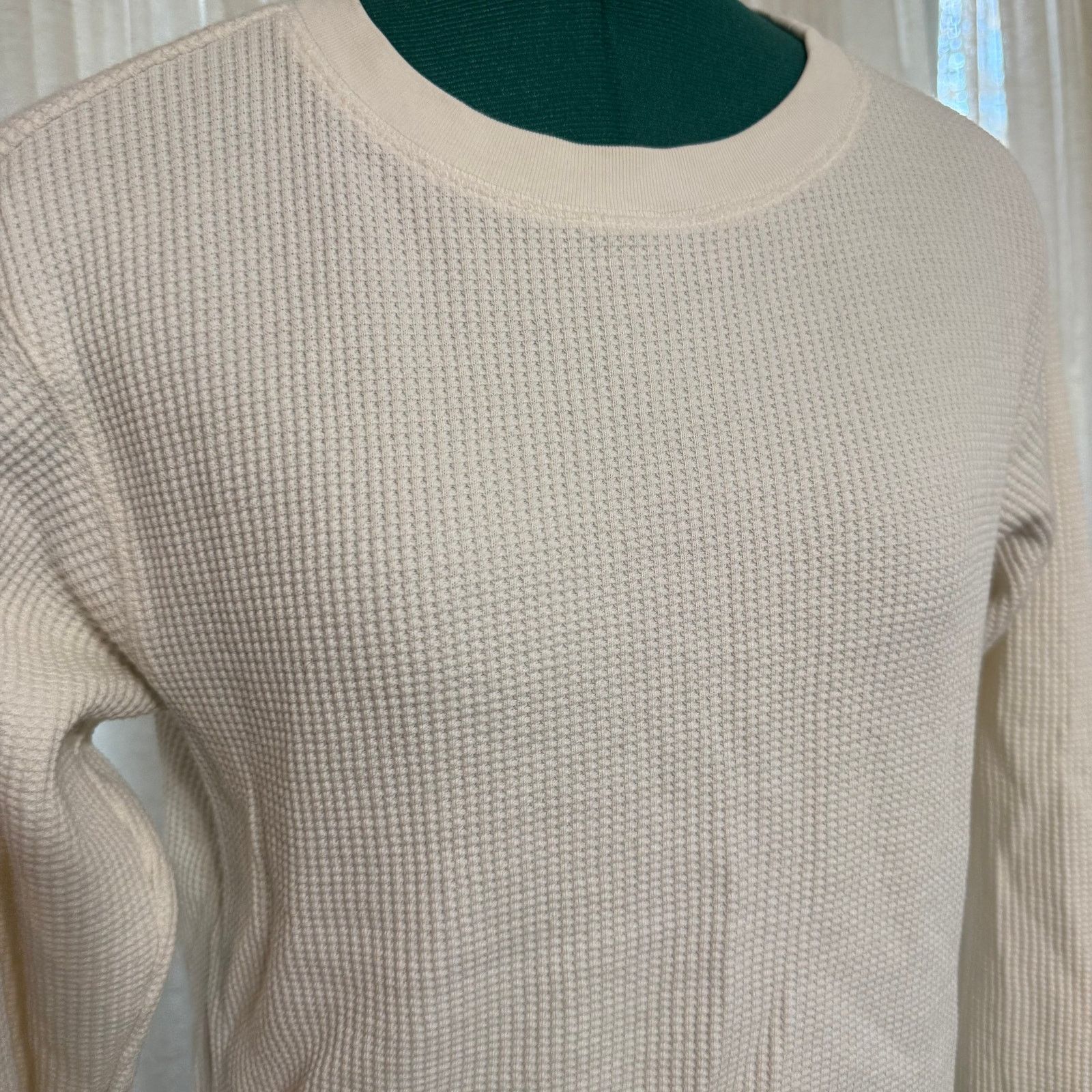 Uniqlo Uniqlo Waffle Long Sleeve Top | Sz XS Size XS / US 0-2 / IT 36-38 - 3 Thumbnail