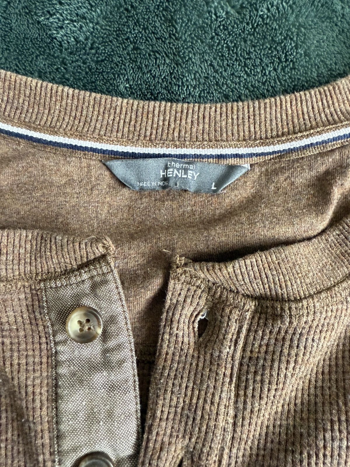 Other Brown Henley Shirt Size US L / EU 52-54 / 3 - 4 Thumbnail