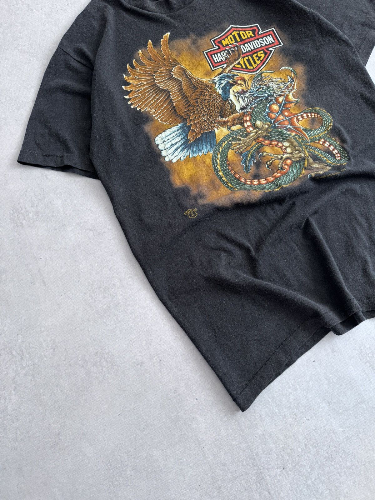 Harley Davidson Vintage 1988 Harley-Davidson Honolulu Hawaii Rare Unisex Tee Size US L / EU 52-54 / 3 - 3 Thumbnail