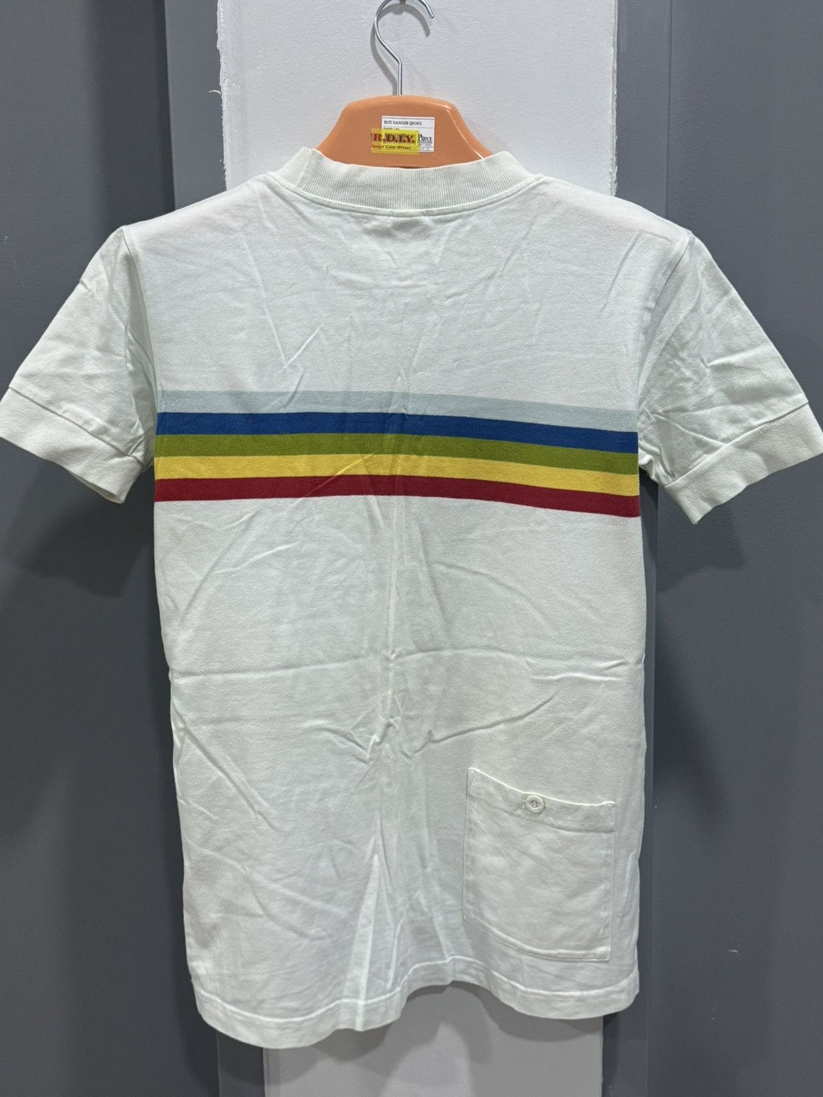 Le Coq Sportif LE COQ SPORTIV - vintage rainbow stripe tshirt Size US S / EU 44-46 / 1 - 7 Thumbnail