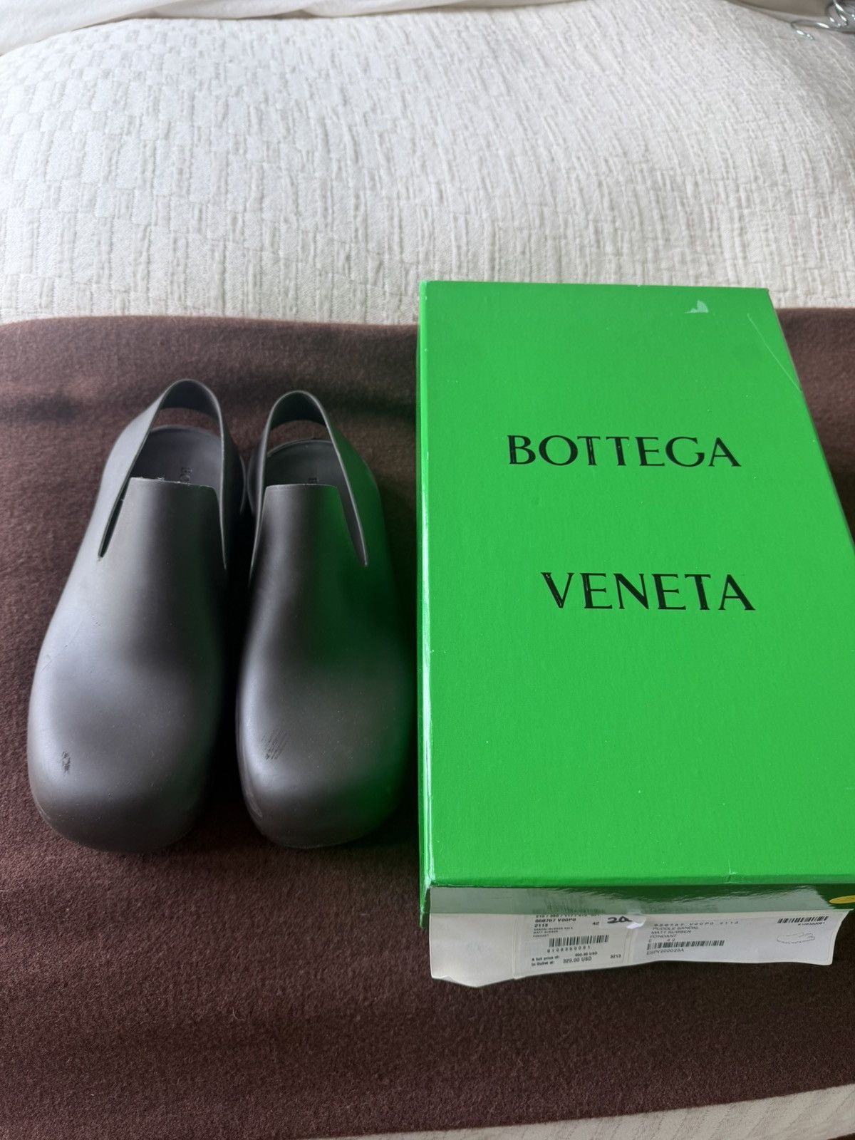 Bottega Veneta $1195 NIB Bottega Brown Veneta Weave Cassette 