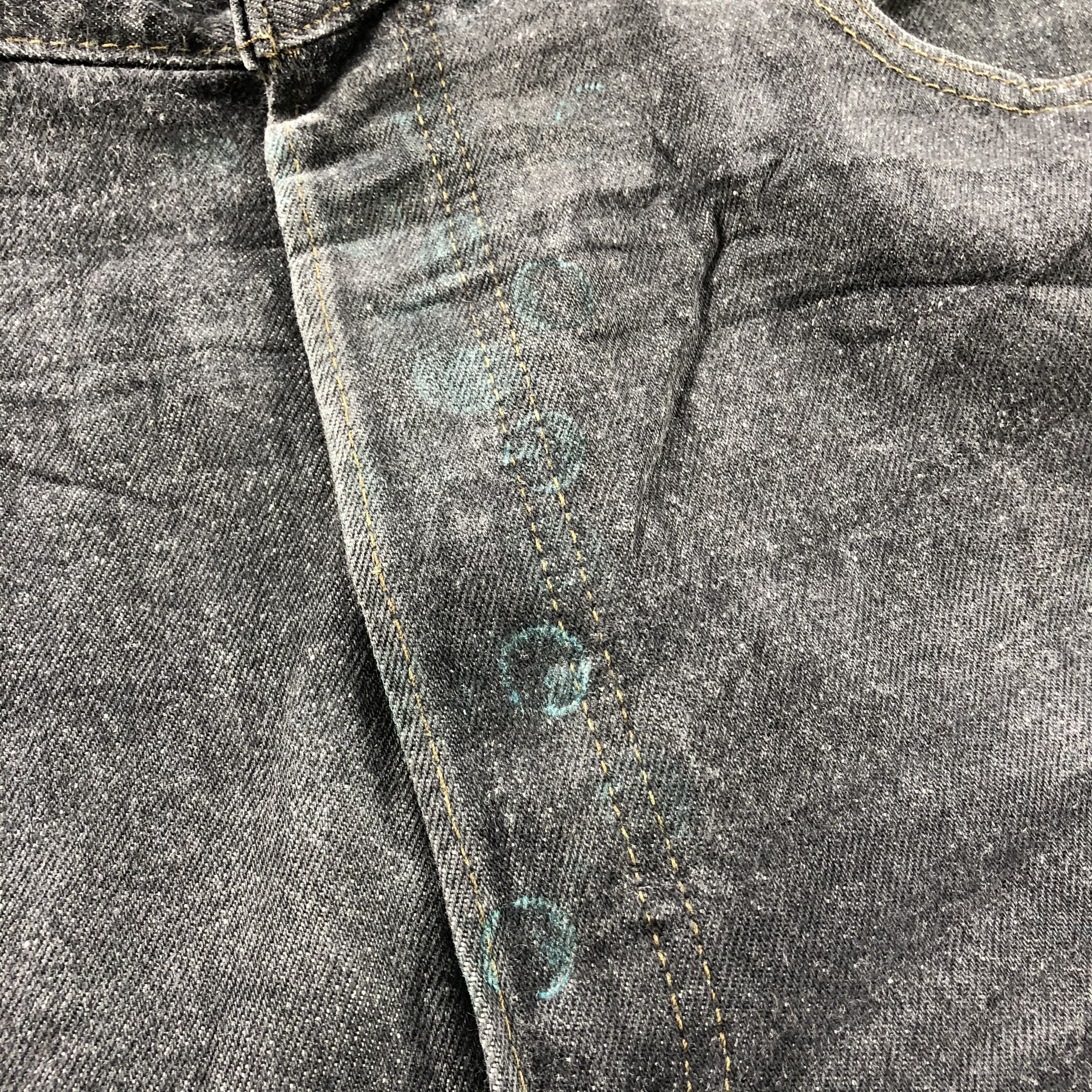 Levi's Vintage 90s Distress Levis 501 Black Jeans-JM1598 Size US 38 / EU 54 - 8 Thumbnail