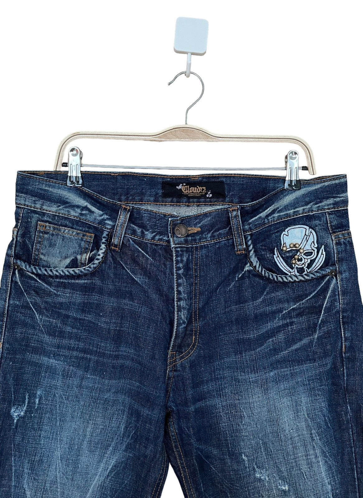 If Six Was Nine × Japanese Brand × Le Grande Bleu (L.G.B.) Vintage Japanese Brand Cloudy 72 Jeans 2000s Size US 36 / EU 52 - 7 Thumbnail