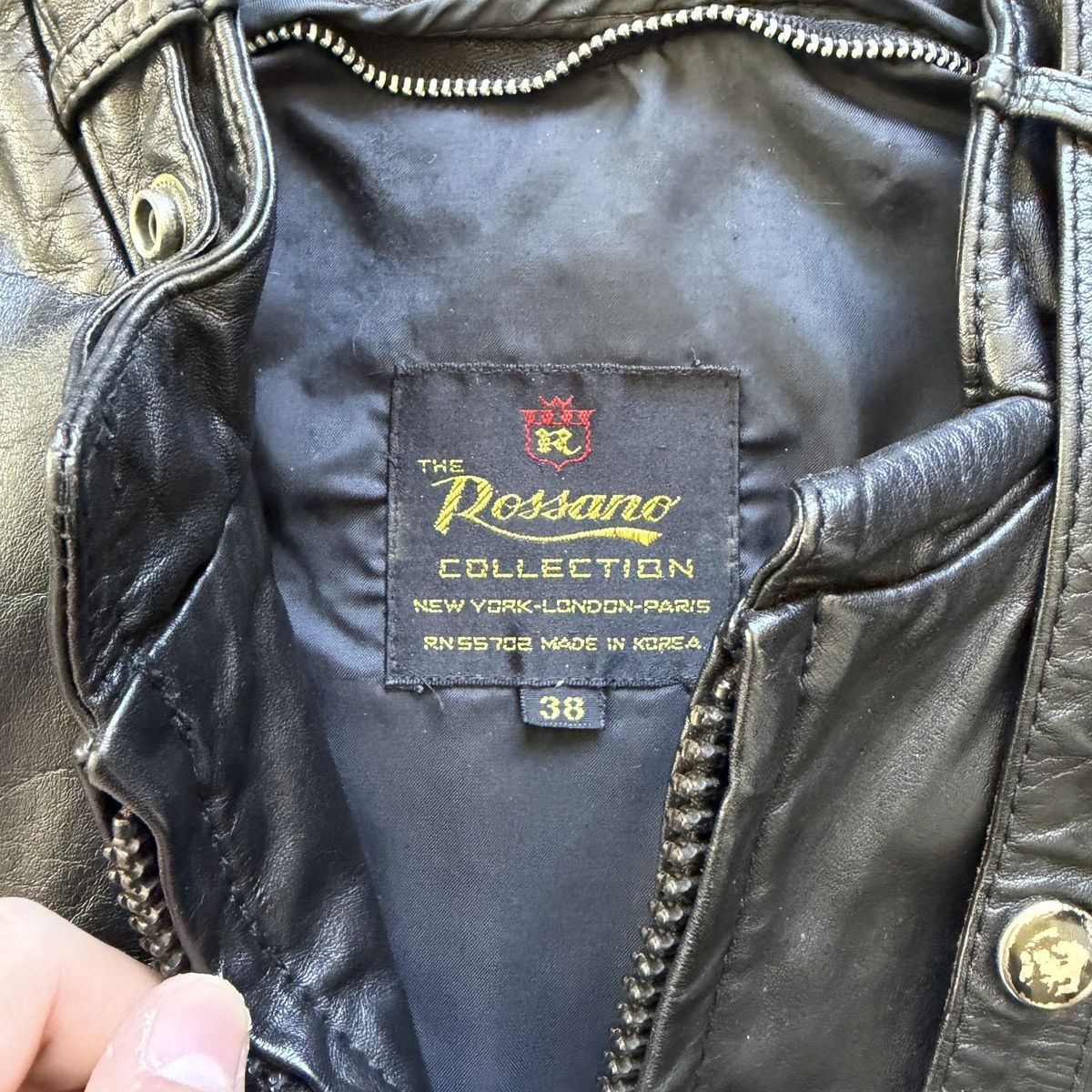 Other Vintage Rossano Collection Leather Jacket size 38 Size US XXS / EU 40 - 3 Thumbnail