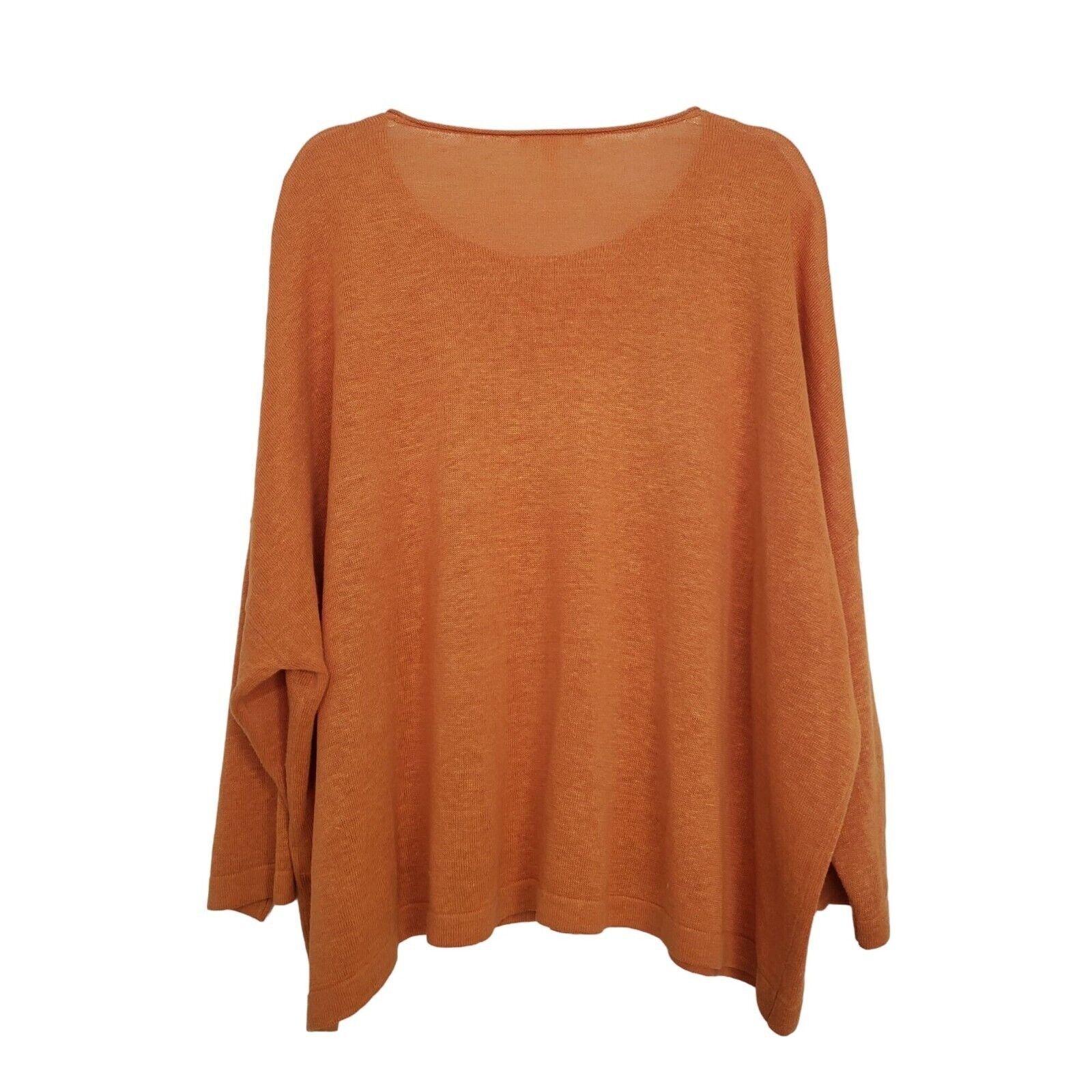 Eileen Fisher Eileen Fisher Organic Linen Shirt Women Size Small Orange Size S / US 4 / IT 40 - 5 Thumbnail