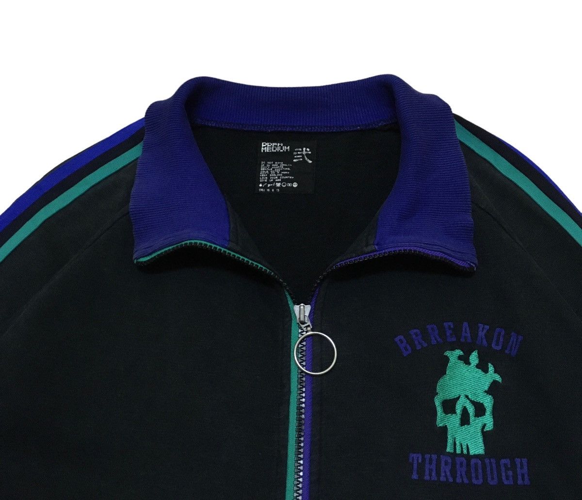 PPFM Rare Design Vintage Japanese Brand PPFM Zipper Jacket 1990s Size US M / EU 48-50 / 2 - 3 Thumbnail