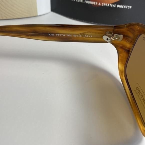 Tom Ford New - Tom Ford Duke Tf754 Soft Squared Acetate Shape Enriche Size ONE SIZE - 4 Thumbnail
