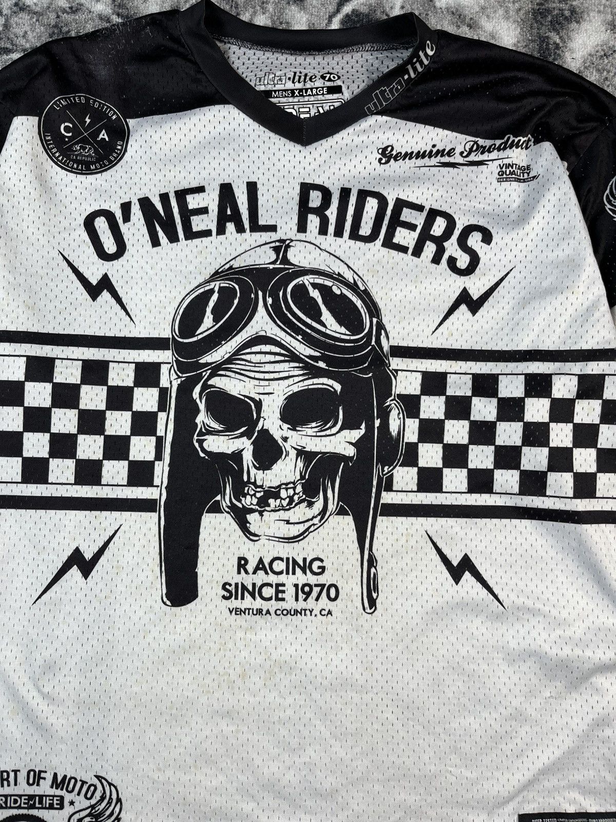 Other Vintage O’Neal Riders Skull Moto Jersey XXL Size US XXL / EU 58 / 5 - 5 Thumbnail