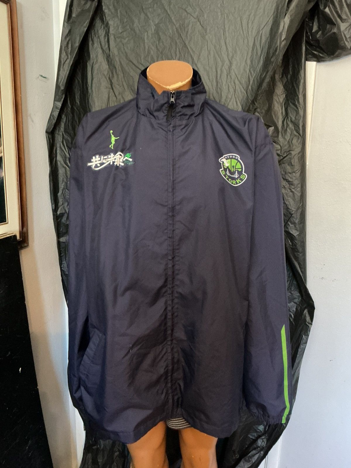 Other Hyogo Storks Kobe Storks Basketball Team Issued Zip Jacket. Size US XXL / EU 58 / 5 - 13 Thumbnail