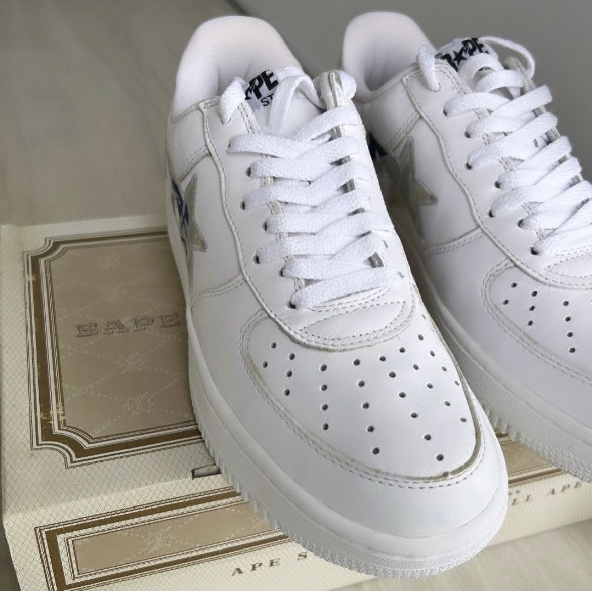 Bape VERY RARE OG 2005 A BATHING APE X KAWS BAPESTA Size US 9.5 / EU 42-43 - 3 Thumbnail