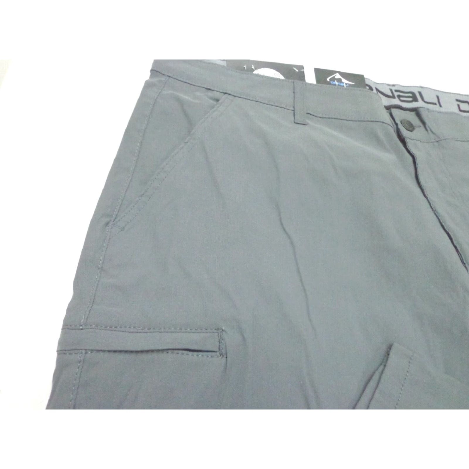 Vintage DENALI Technical Stretch Pants Men 40/32 Gray Side Zipper Media Pocket NWT Straight Leg 94% Nylon 6% Spandex Regular Size US 40 / EU 56 - 7 Thumbnail