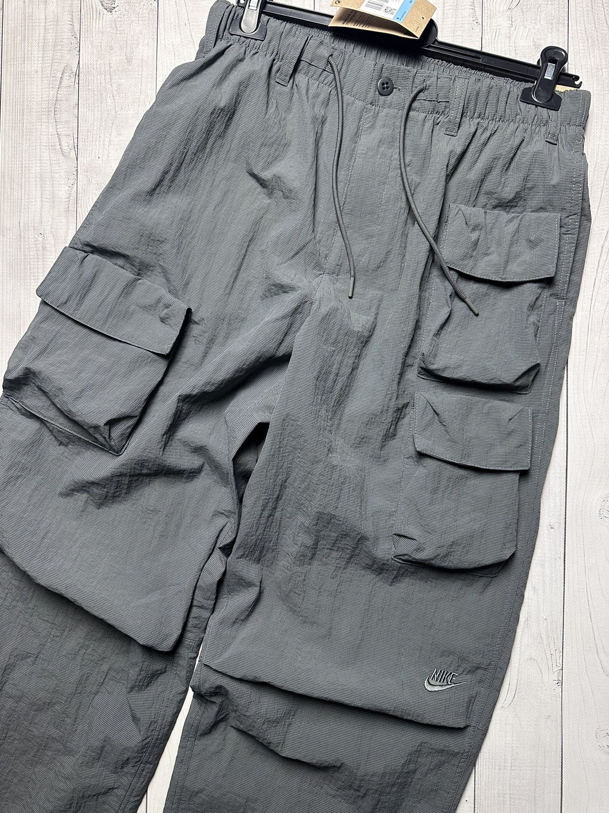 Nike × Vintage Vintage Nike Tech pack tracksuit pants Y2K multi pocket Dril Size US M / EU 48-50 / 2 - 11 Thumbnail