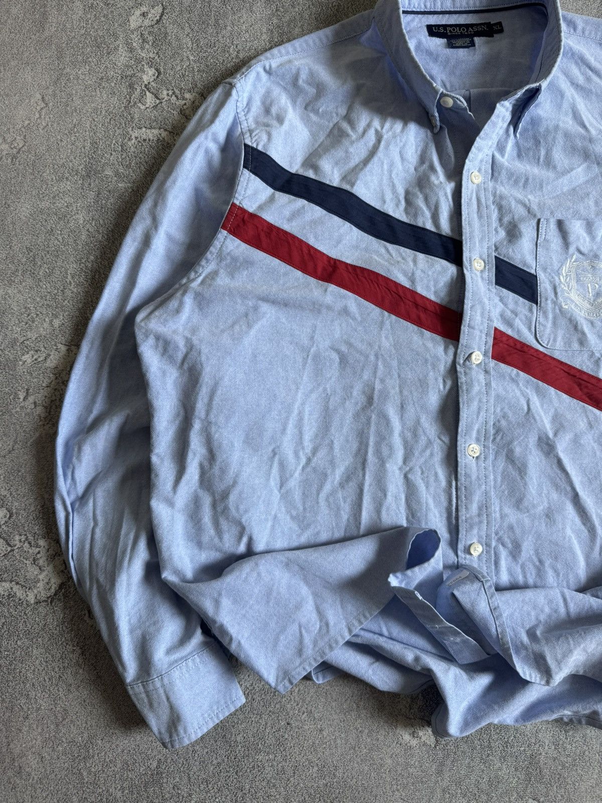 U.S. Polo Assn. U.S.POLO ASSN. USPA shirt button up long sleeve Size US XL / EU 56 / 4 - 3 Thumbnail